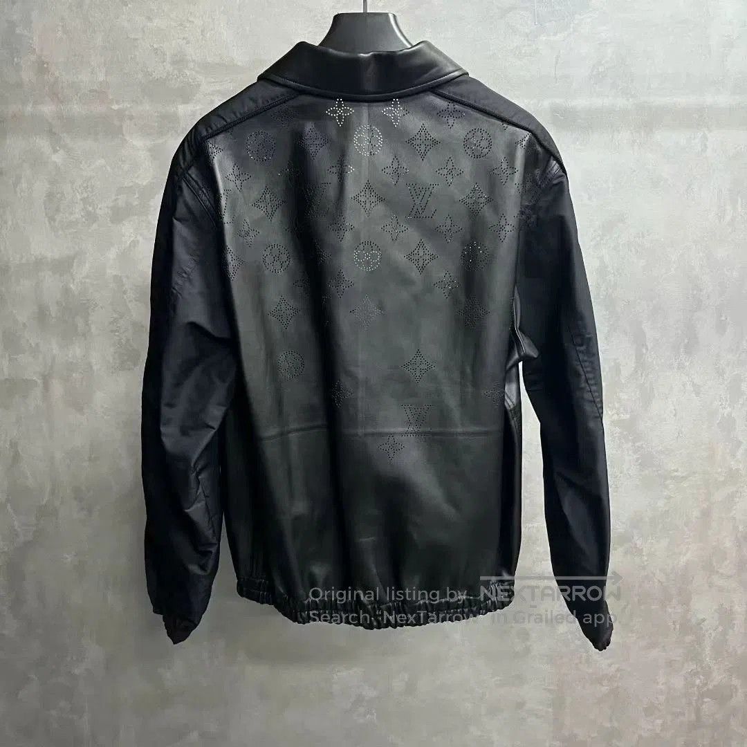 Louis Vuitton black leather zip. Size US L / EU 52-54 / 3 - 2 Thumbnail