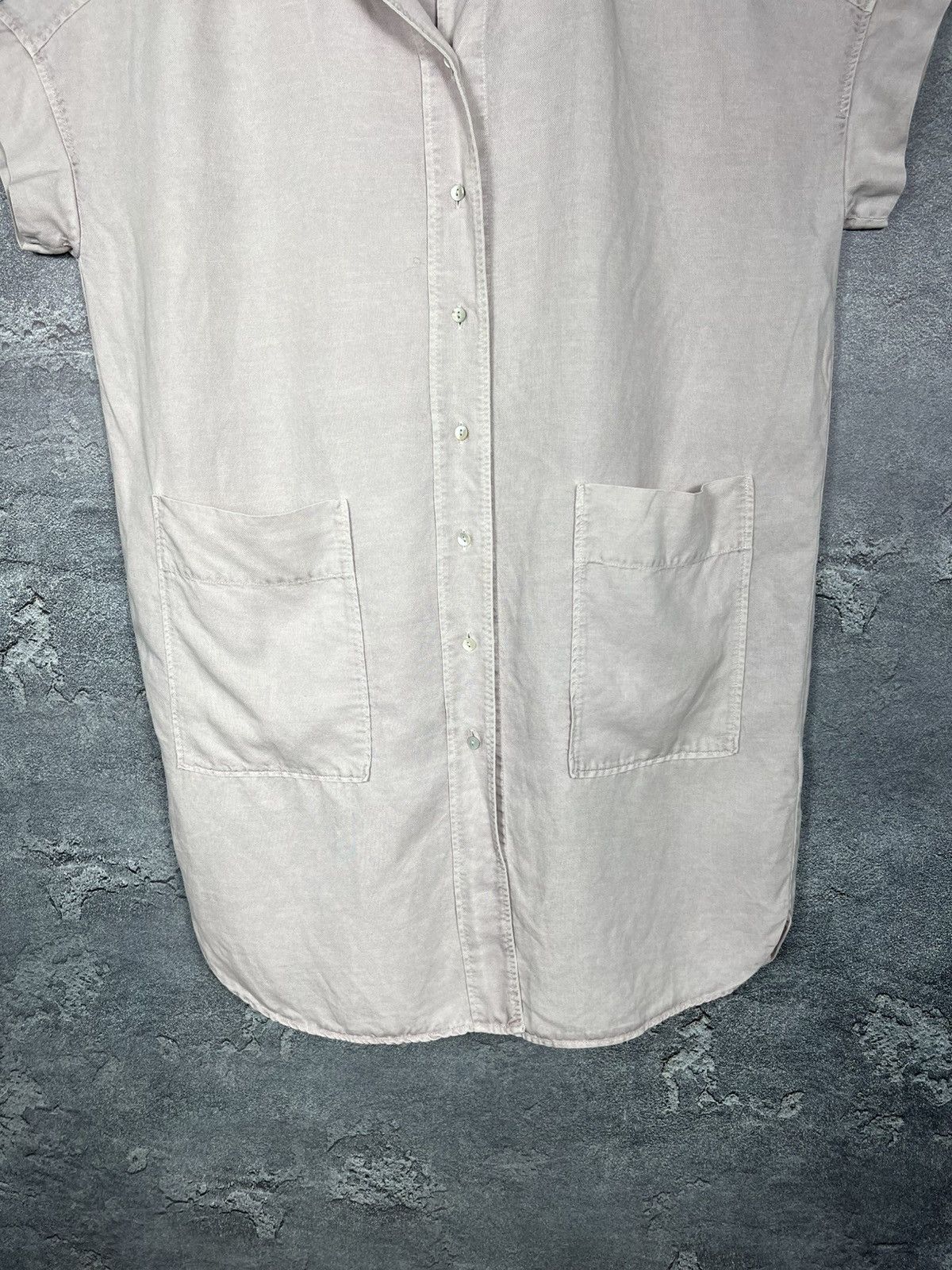 OSKA Oska Oversized Cap Sleeve Pockets Linen Lagenlook Dress Size M / US 6-8 / IT 42-44 - 4 Thumbnail