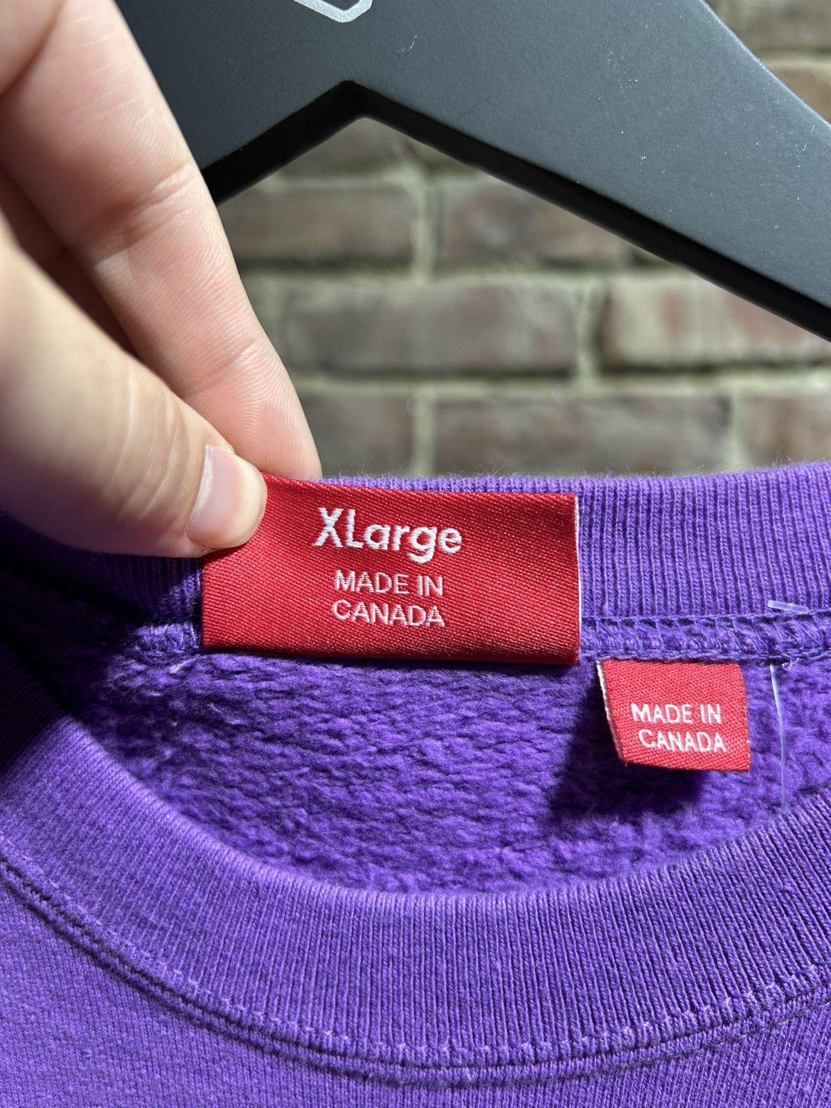 Supreme Supreme Mini Box Logo Purple Crewneck Size US XL / EU 56 / 4 - 4 Thumbnail