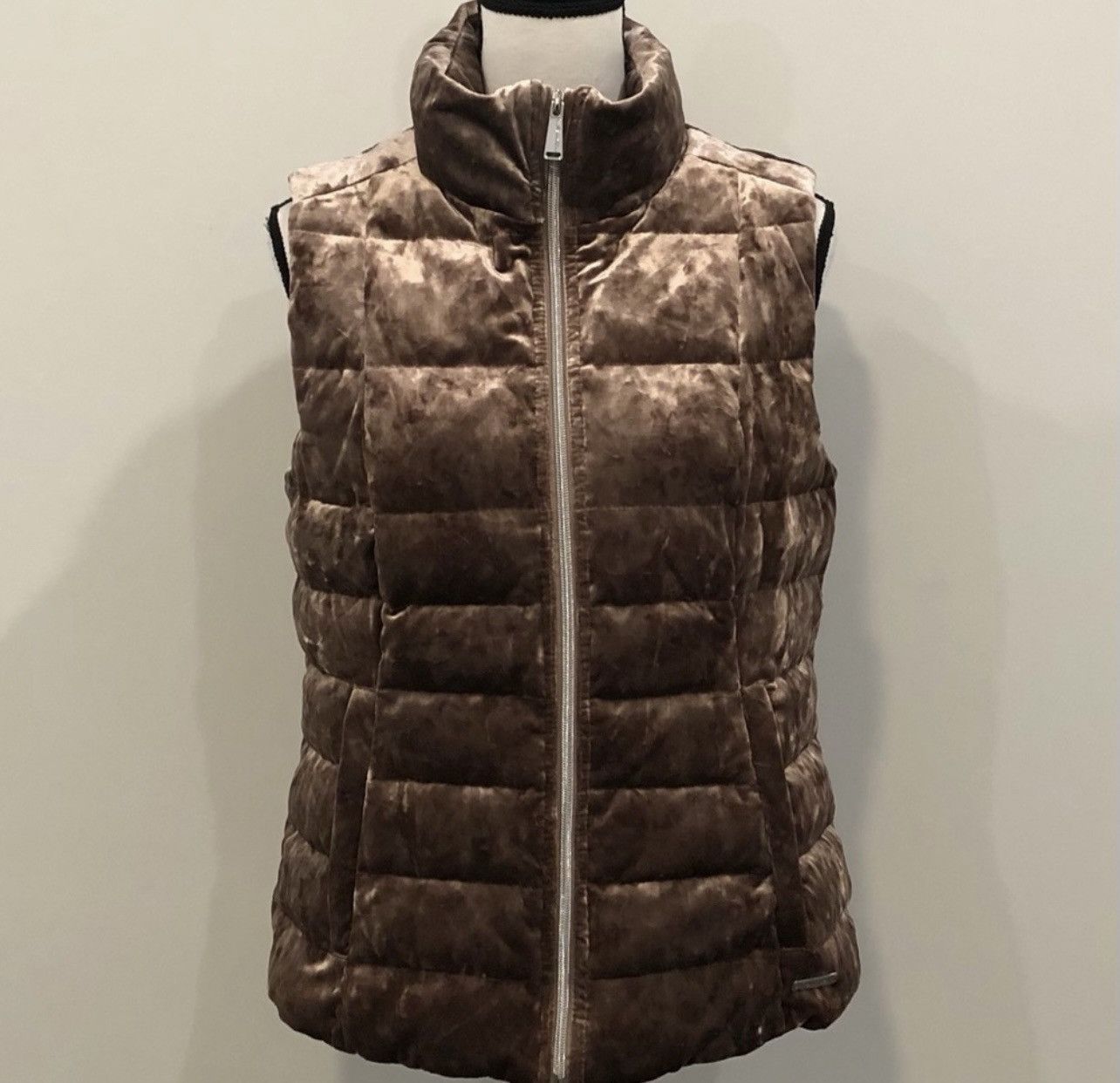 Calvin Klein Calvin Klein Velvet Performance Puffer Vest Grailed