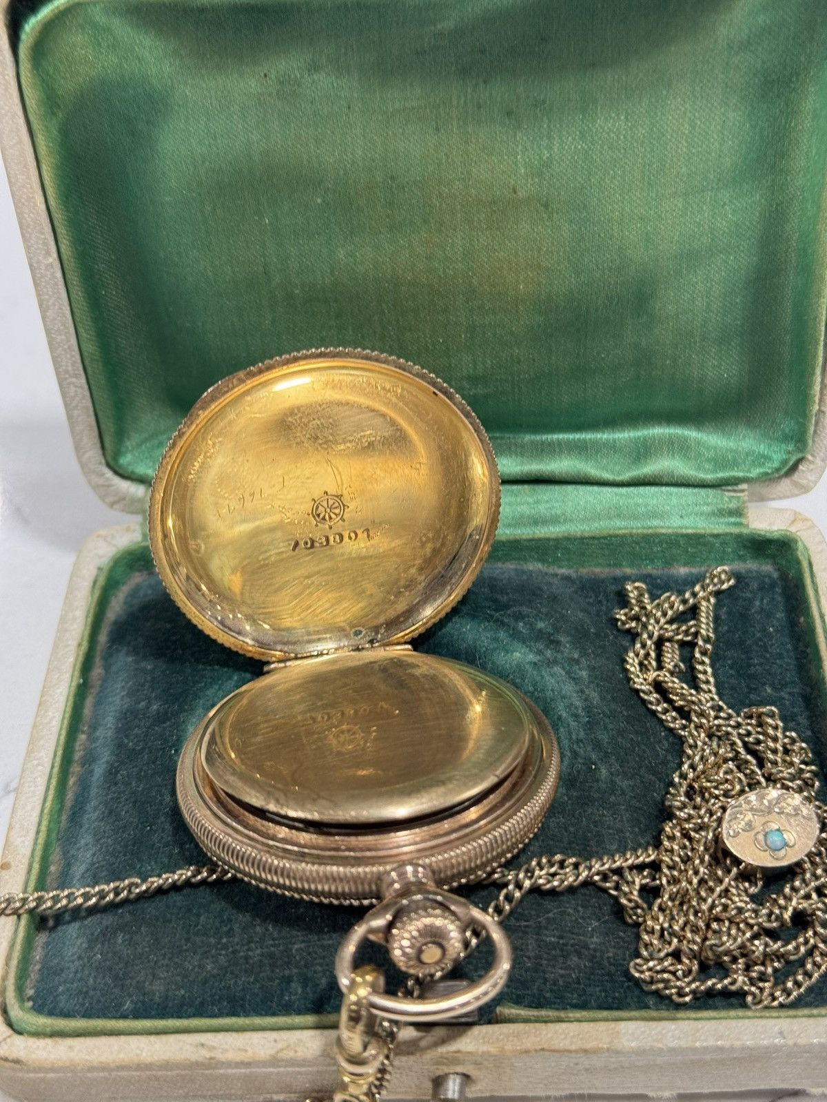Elgin National Watch Company Vintage 1890s Elgin Gold Filled Pocket Watch Size ONE SIZE - 13 Thumbnail