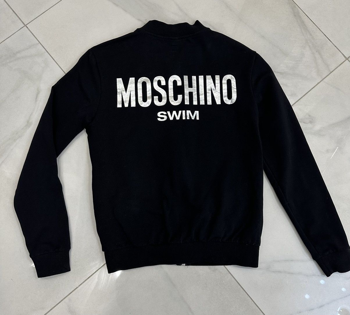 Moschino Moschino Swim Bomber Jacket Black Zip Size S / US 4 / IT 40 - 1 Thumbnail