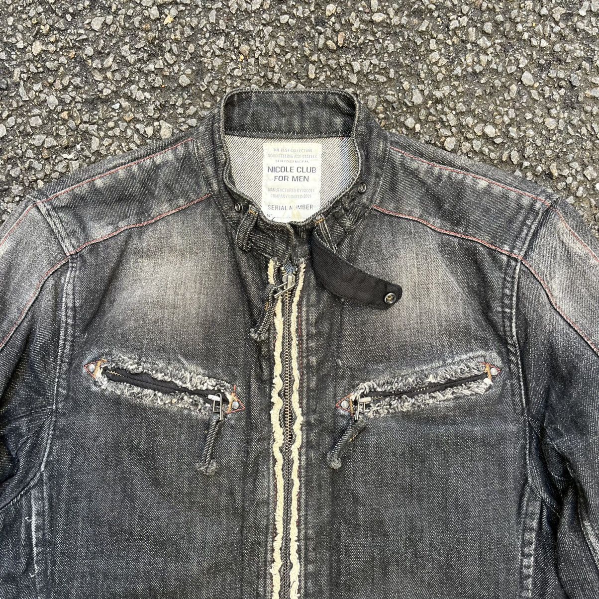 14th Addiction Nicole Club For Men Denim Jacket Punk Styled Size US S / EU 44-46 / 1 - 5 Thumbnail