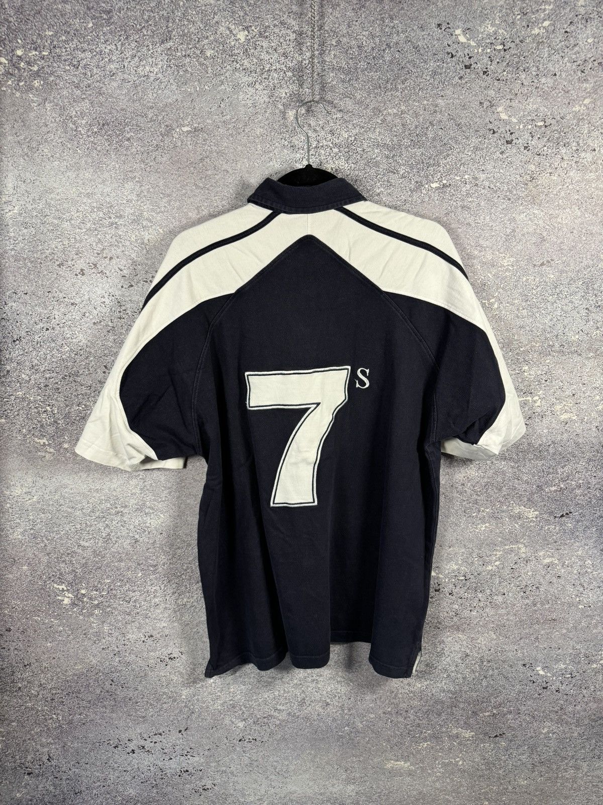 Vintage Matchworn Vintage Scotland Dubai Rugby #7 Jersey Large Size US L / EU 52-54 / 3 - 10 Thumbnail