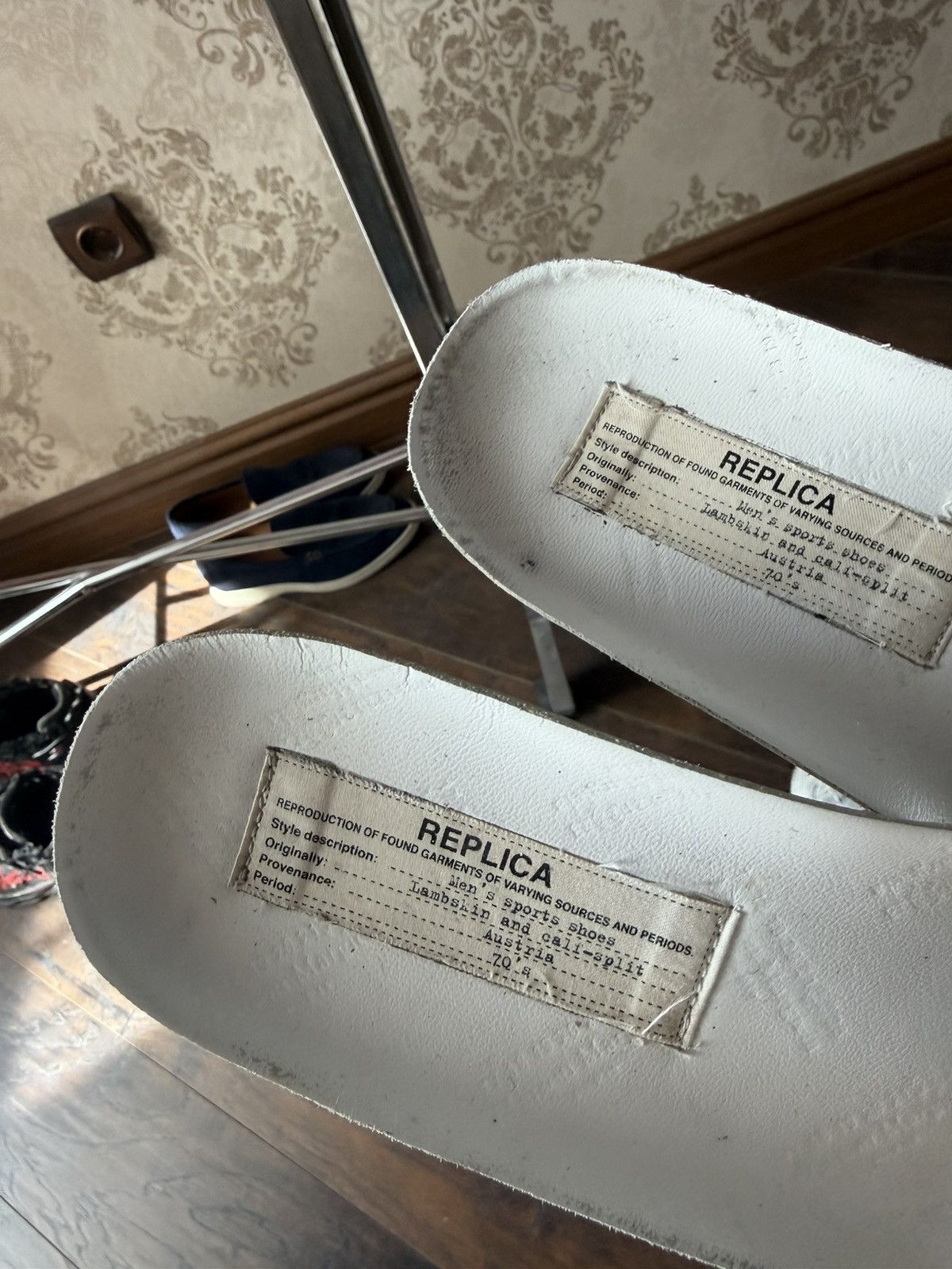 Maison Margiela Maison Margiela White Paint Gats Size US 8.5 / EU 41-42 - 14 Thumbnail