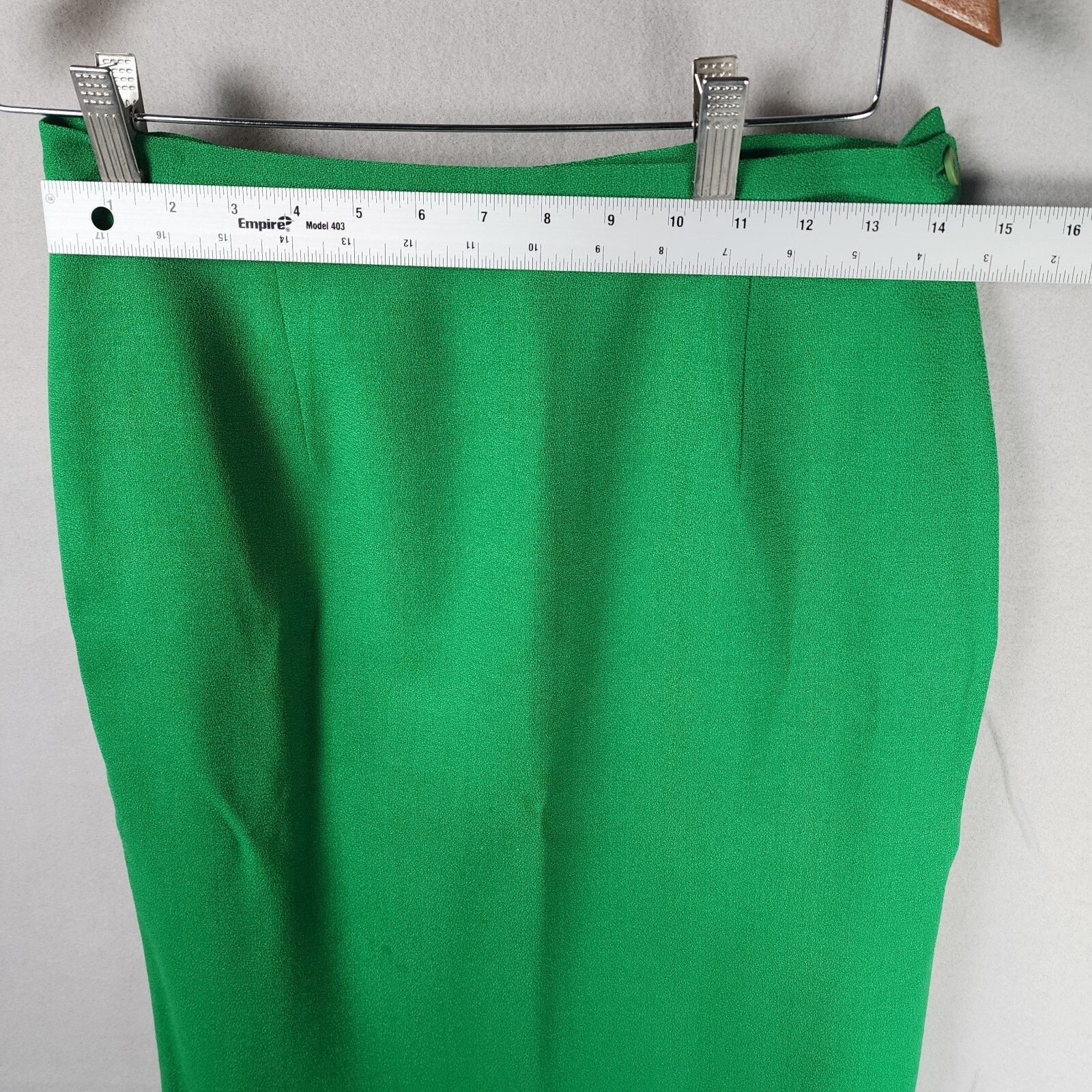 Jones New York Jones New York Bright Green Skirt Size 10 100% Wool 24" Size 32" / US 10 / IT 46 - 5 Thumbnail