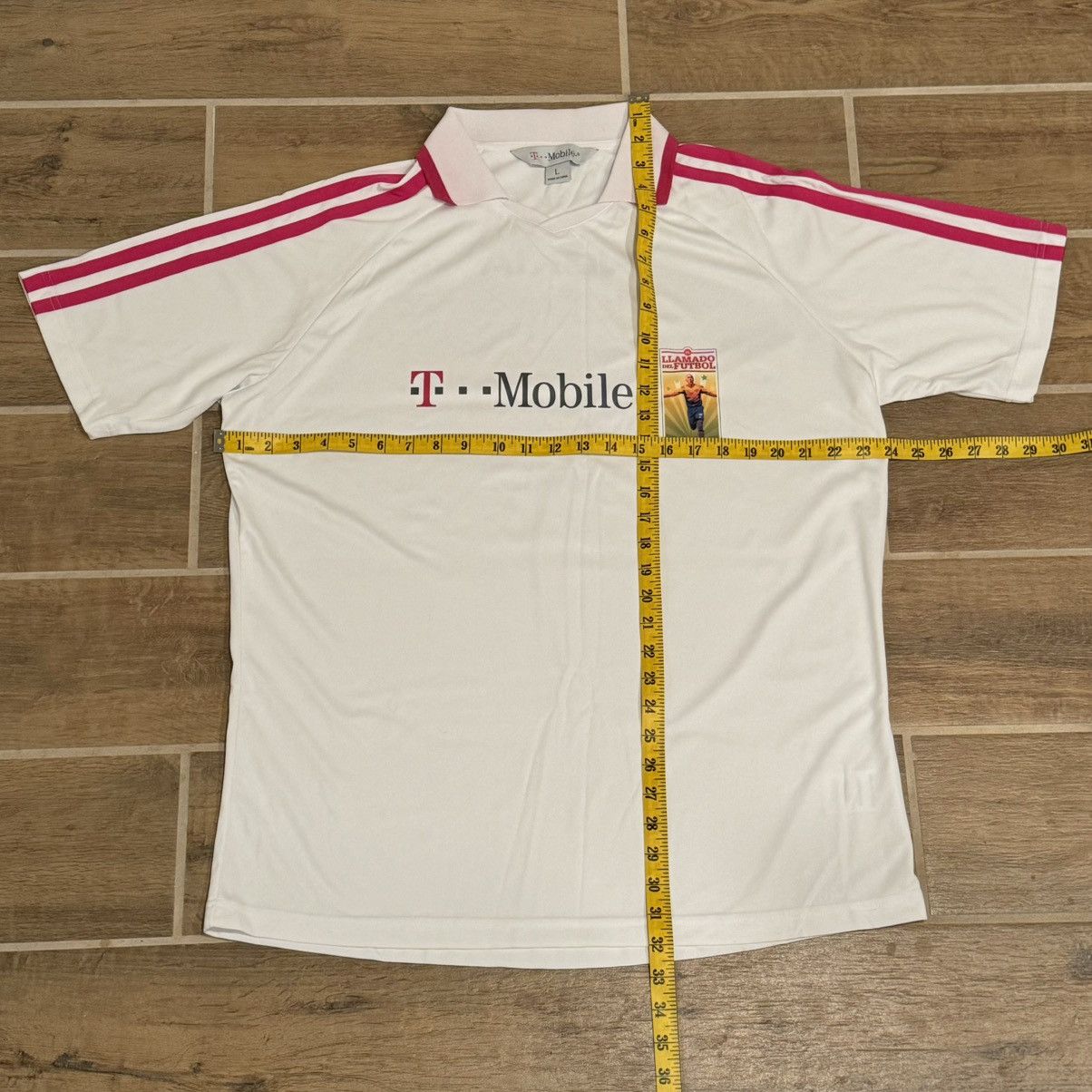 Vintage Vintage T-Mobile “LLAMADO DEL FUTBOL” Nokia Soccer Jersey Size US L / EU 52-54 / 3 - 9 Thumbnail