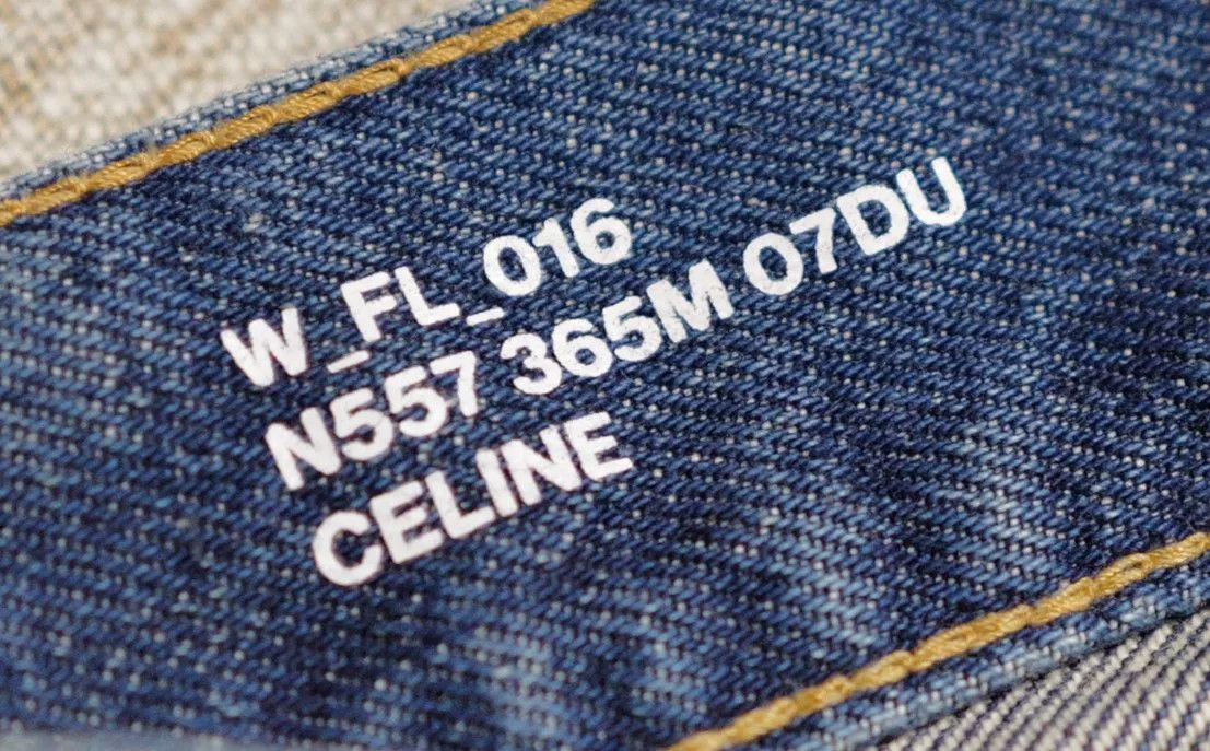 Celine celine serge blue wash flared denim pants. Size US 27 - 3 Thumbnail