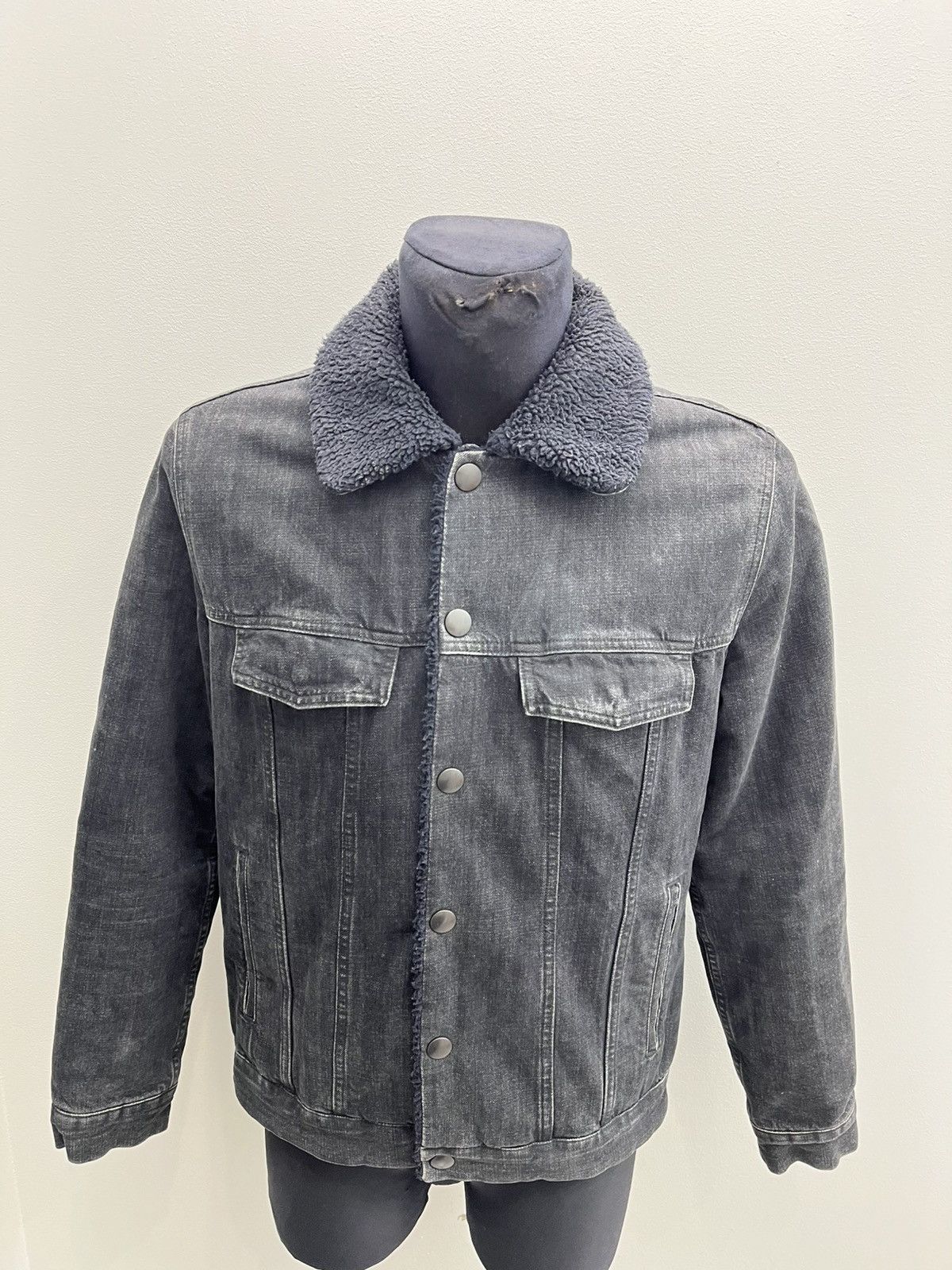 A.P.C. A.P.C. Denim Shearling Jacket Size US M / EU 48-50 / 2 - 1 Thumbnail