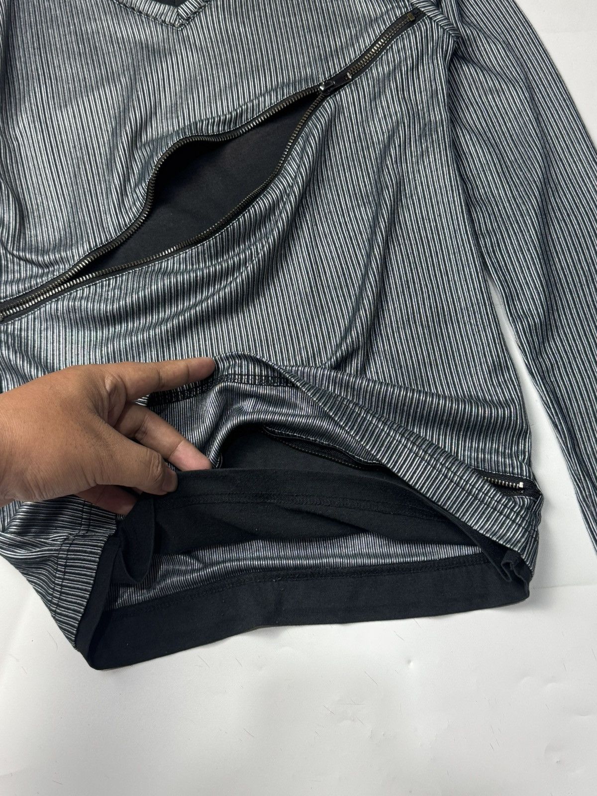 If Six Was Nine × Japanese Brand × Le Grande Bleu (L.G.B.) Archived Zipper Semanticdesign Double Layers Long Sleeve Size US M / EU 48-50 / 2 - 5 Thumbnail