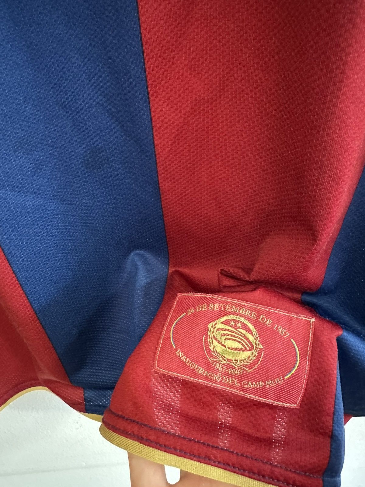 Nike × Vintage 🔥T-shirt Nike Barcelona 1957-2007 Unicef LFP Vintage Jersey Size US XL / EU 56 / 4 - 4 Thumbnail