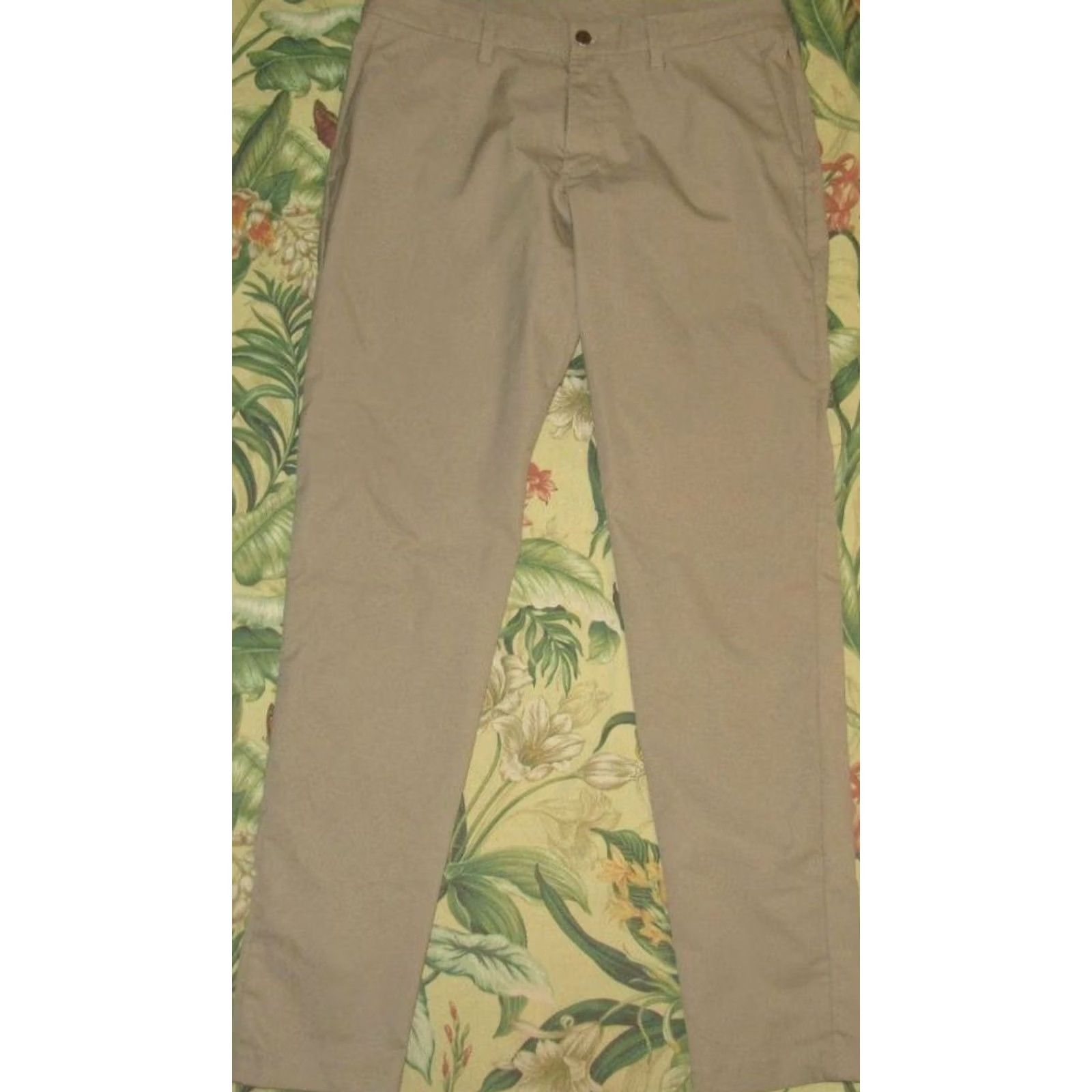 Lululemon LULULEMON Khaki Chino Pants 34 waist 33 inseam ABC Slim Fit Smooth Twill Trouser Mens Size US 34 / EU 50 - 3 Thumbnail
