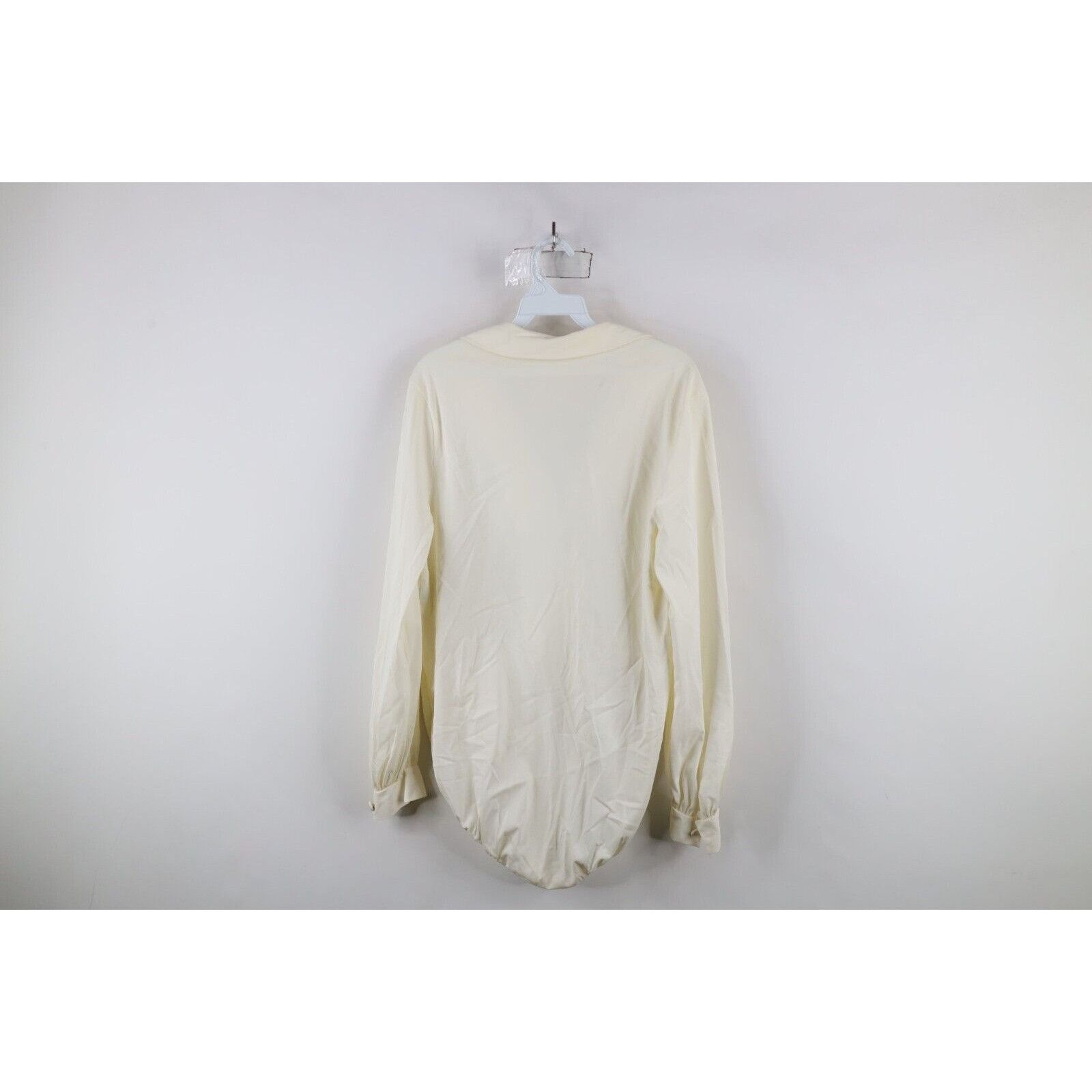 Vintage Vintage 70s Rockabilly Snap Crotch Knit Collared Bodysuit Size L / US 10 / IT 46 - 11 Thumbnail