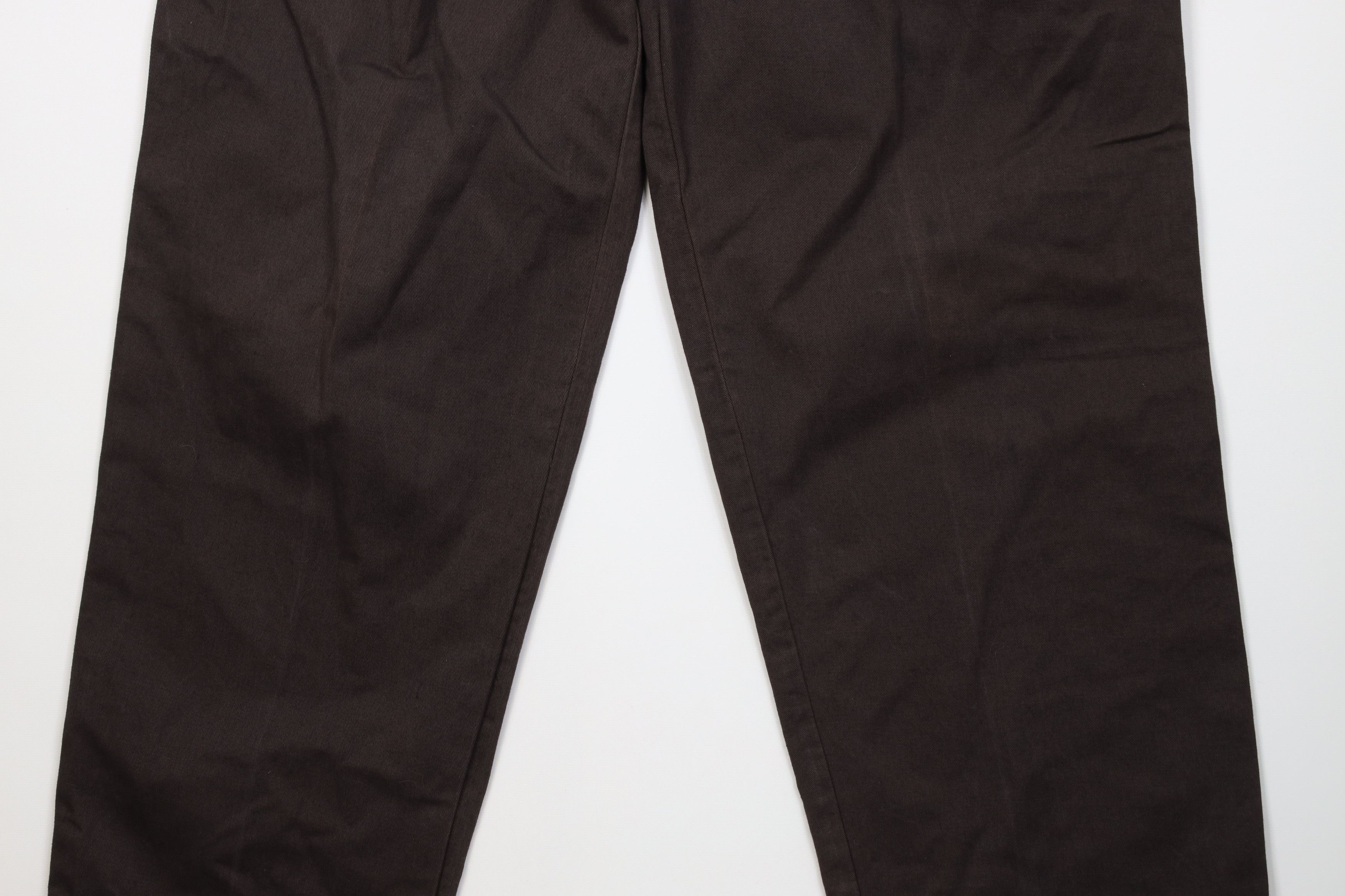 Vintage Vintage 90s Streetwear Wide Leg Chino Pants Chocolate Brown Size US 36 / EU 52 - 3 Thumbnail