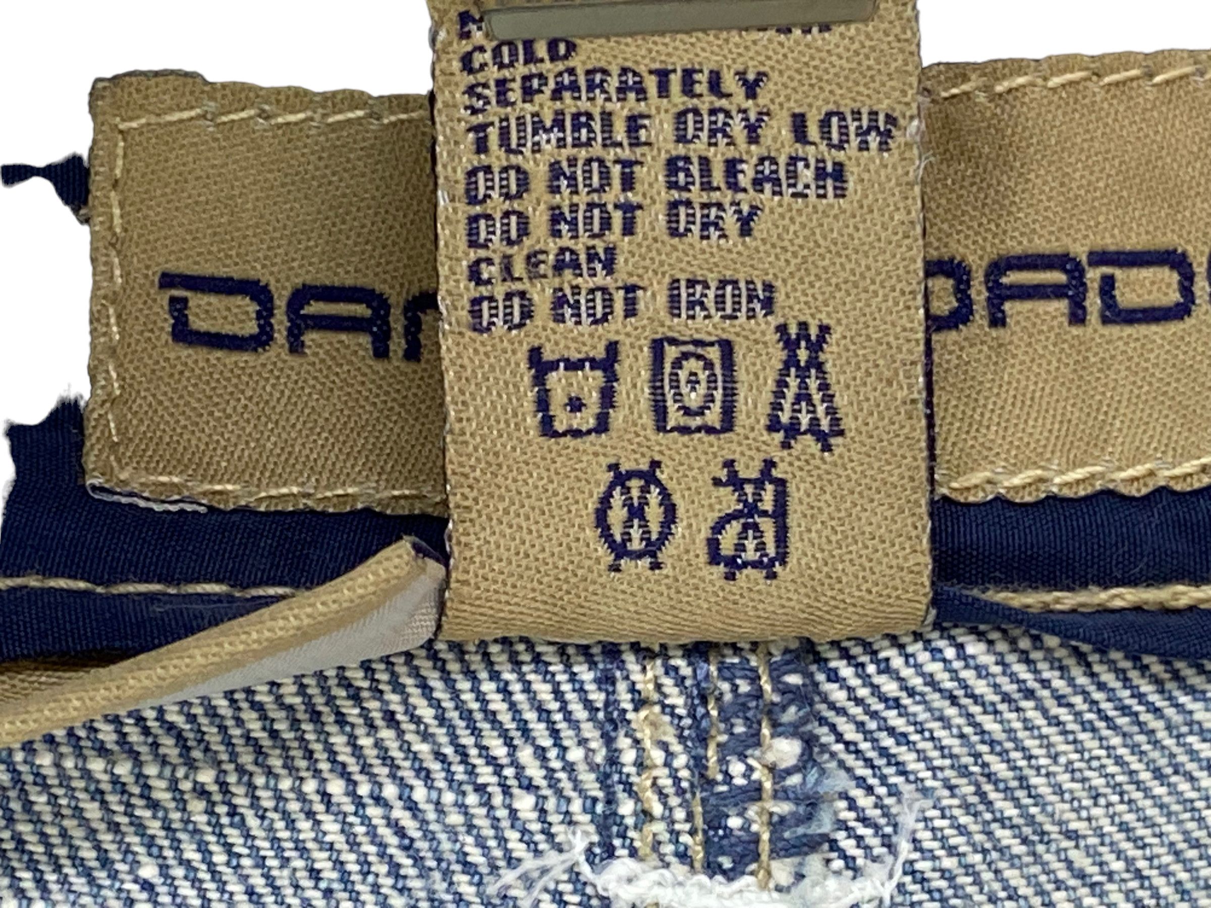 Damani Dada Damani Dada Denim Jeans Dada Baggy Hip Hop Skateboards Jeans Size US 33 - 11 Thumbnail