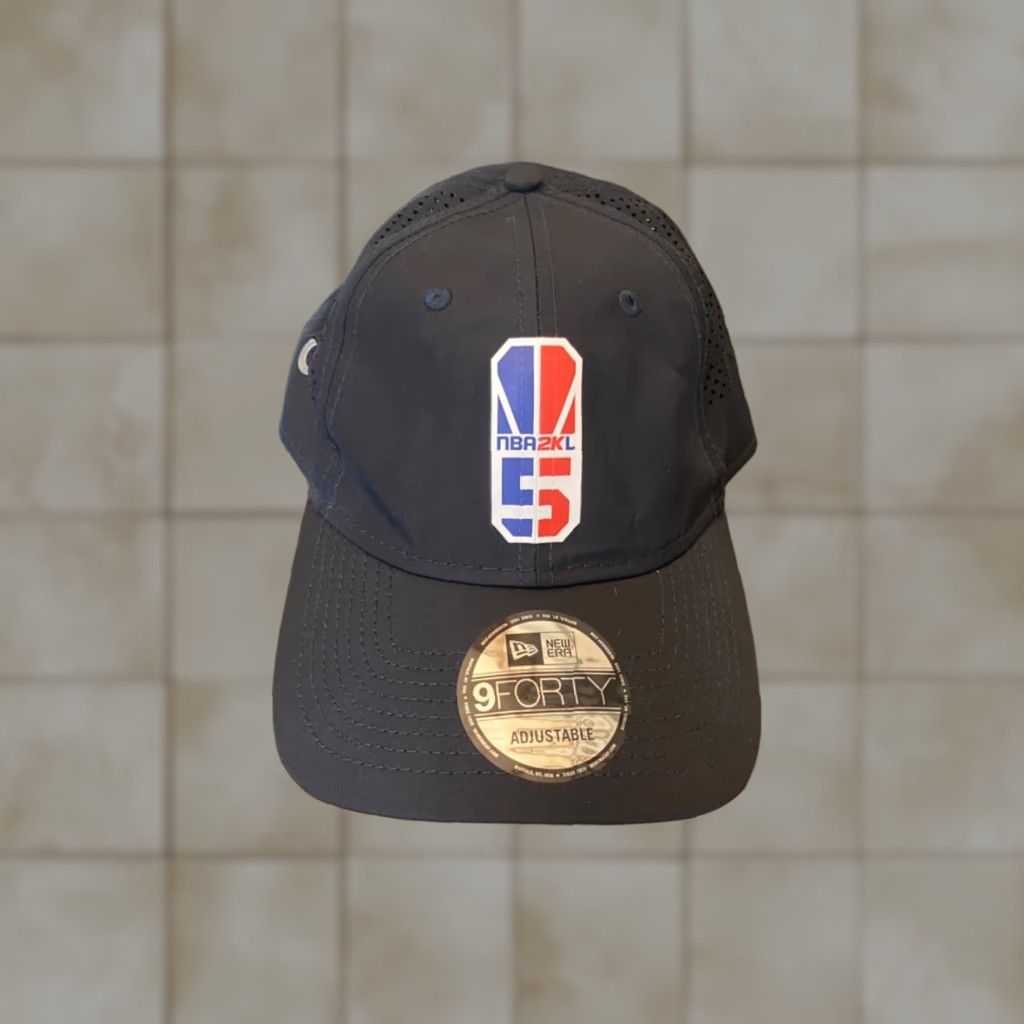 New Era NBA 2K League Champions 2KL strap back gray hat 9 Forty New Era Men OSFA Gray Cotton Baseball Cap Adjustable 2000s 90s Mens Size ONE SIZE - 1 Thumbnail