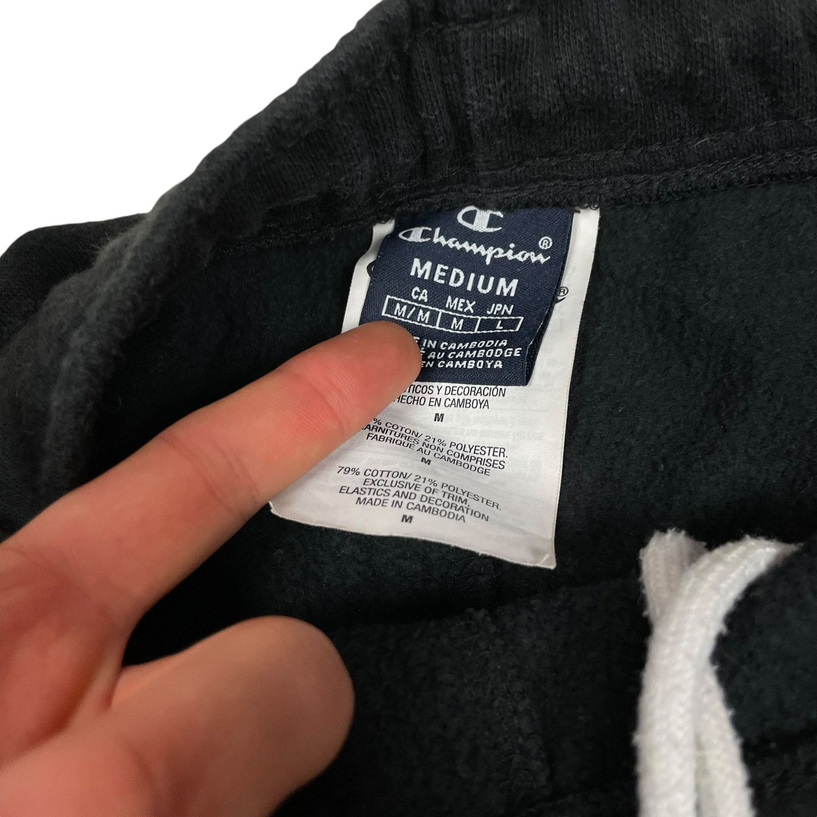 Champion Champion Men's Black Cotton Pockets High-Rise Short Medium Size US 30 / EU 46 - 6 Thumbnail