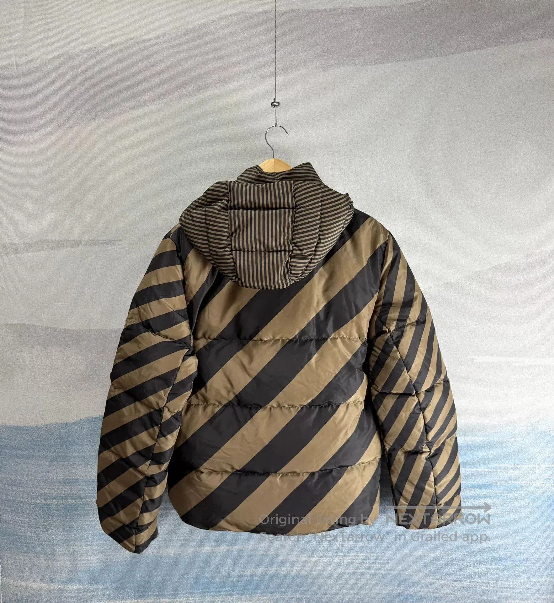 Fendi Fendi Brown Reversible Hooded Down Jacket. Size US L / EU 52-54 / 3 - 6 Thumbnail
