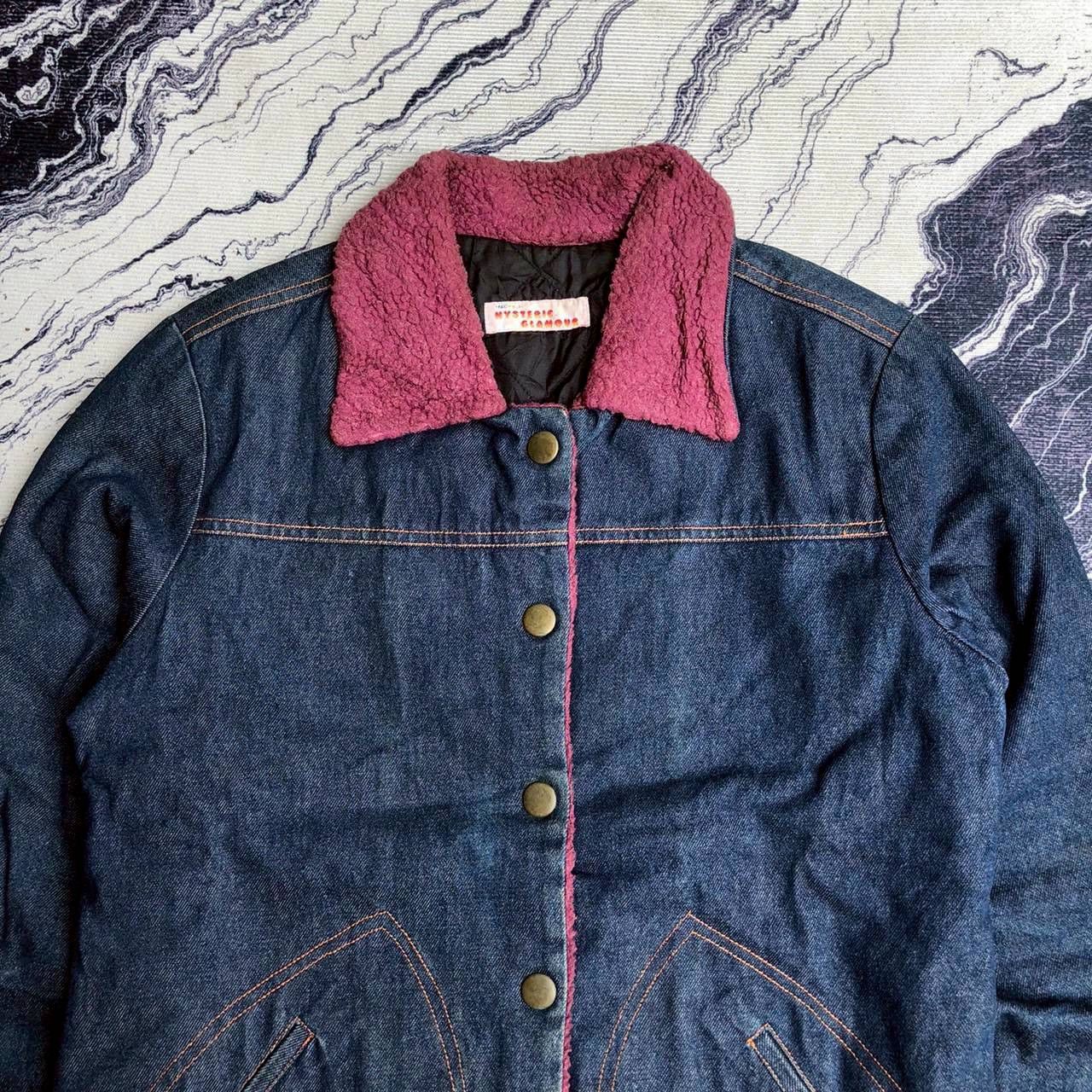 Hysteric Glamour Vintage Y2K Hysteric Glamour Denim Sherpa Jacket Size US S / EU 44-46 / 1 - 2 Thumbnail