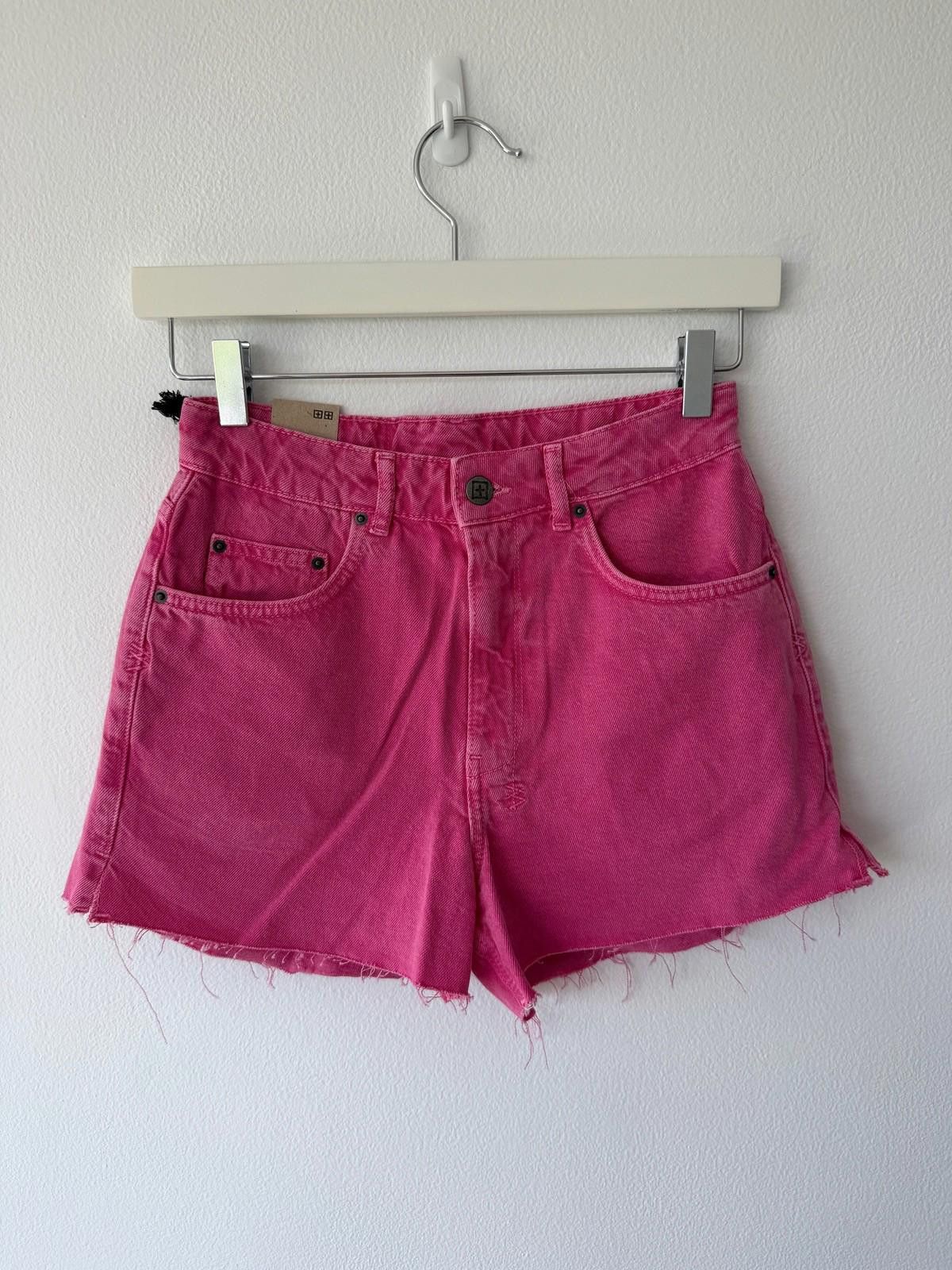 Ksubi new ksubi womens denim rise n hi shorts 25 7 fuschia pink Size 25" / US 0 / IT 36 - 2 Thumbnail