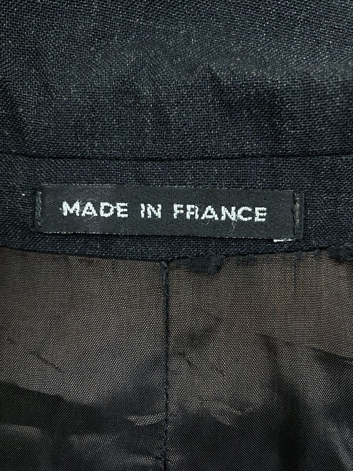 agnes b. 🔥 Agnes B. Made in France Black Blazer Jacket Size US M / EU 48-50 / 2 - 9 Thumbnail