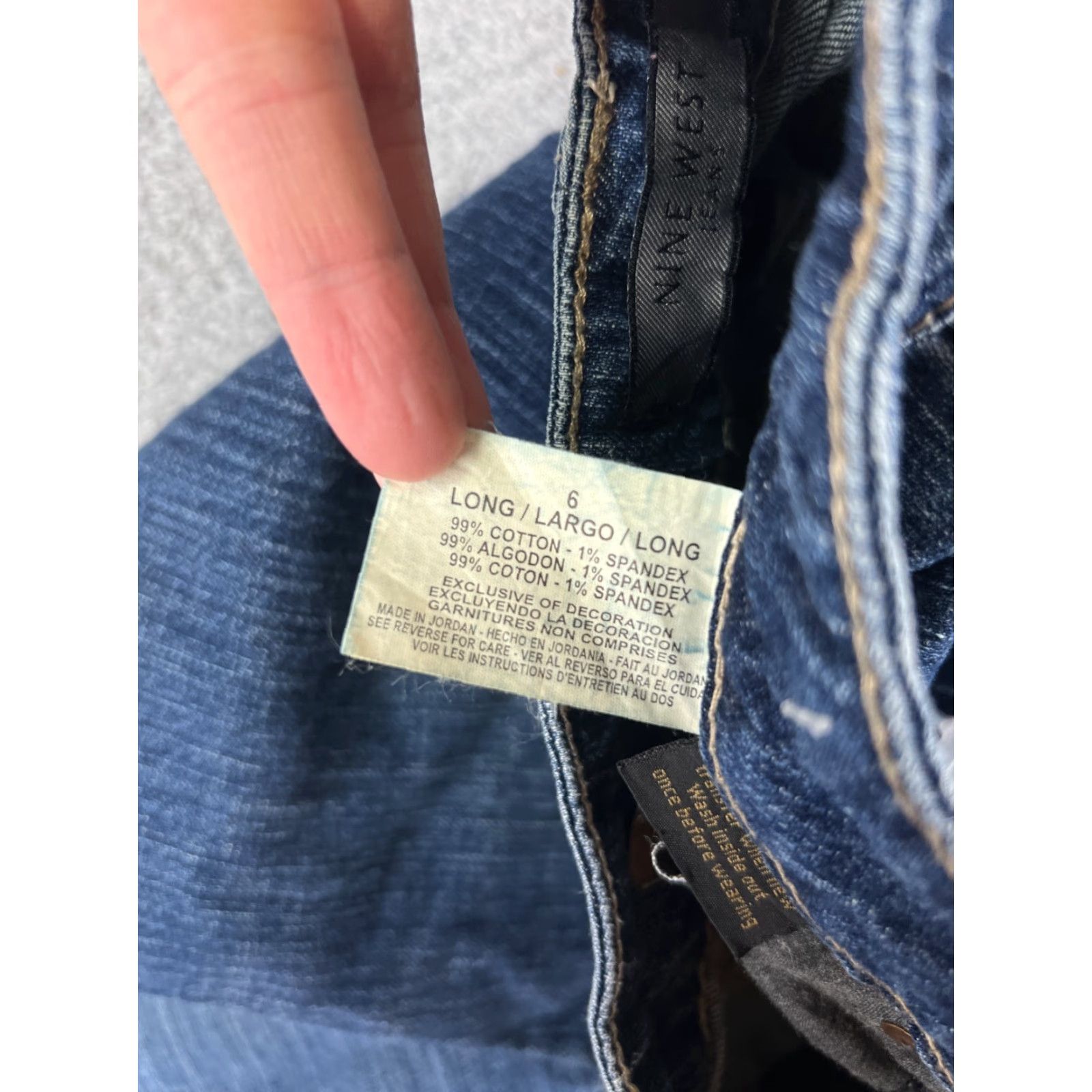 Nine West Nine West Jeans Womens Bootcut Denim Blue 6 Regular 27x27 Inseam 27in Embroidered 5-Pocket Classic Logo Designer Western American Minted Pockets Size 28" / US 6 / IT 42 - 7 Thumbnail