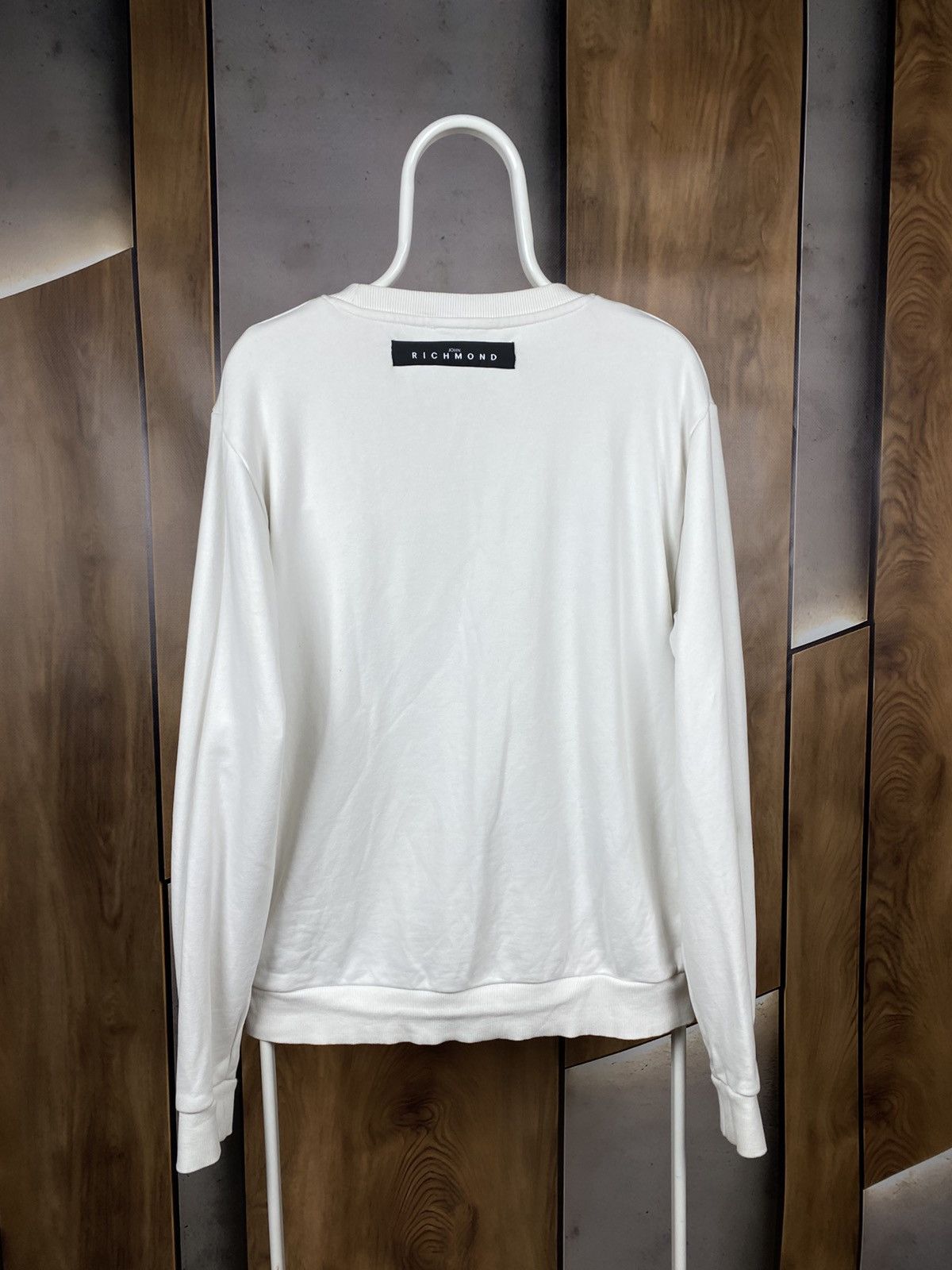 John Richmond 🍇Sweatshirt John Richmond The Baddest Band Boxy Logo Tee🍇 Size US XL / EU 56 / 4 - 10 Thumbnail