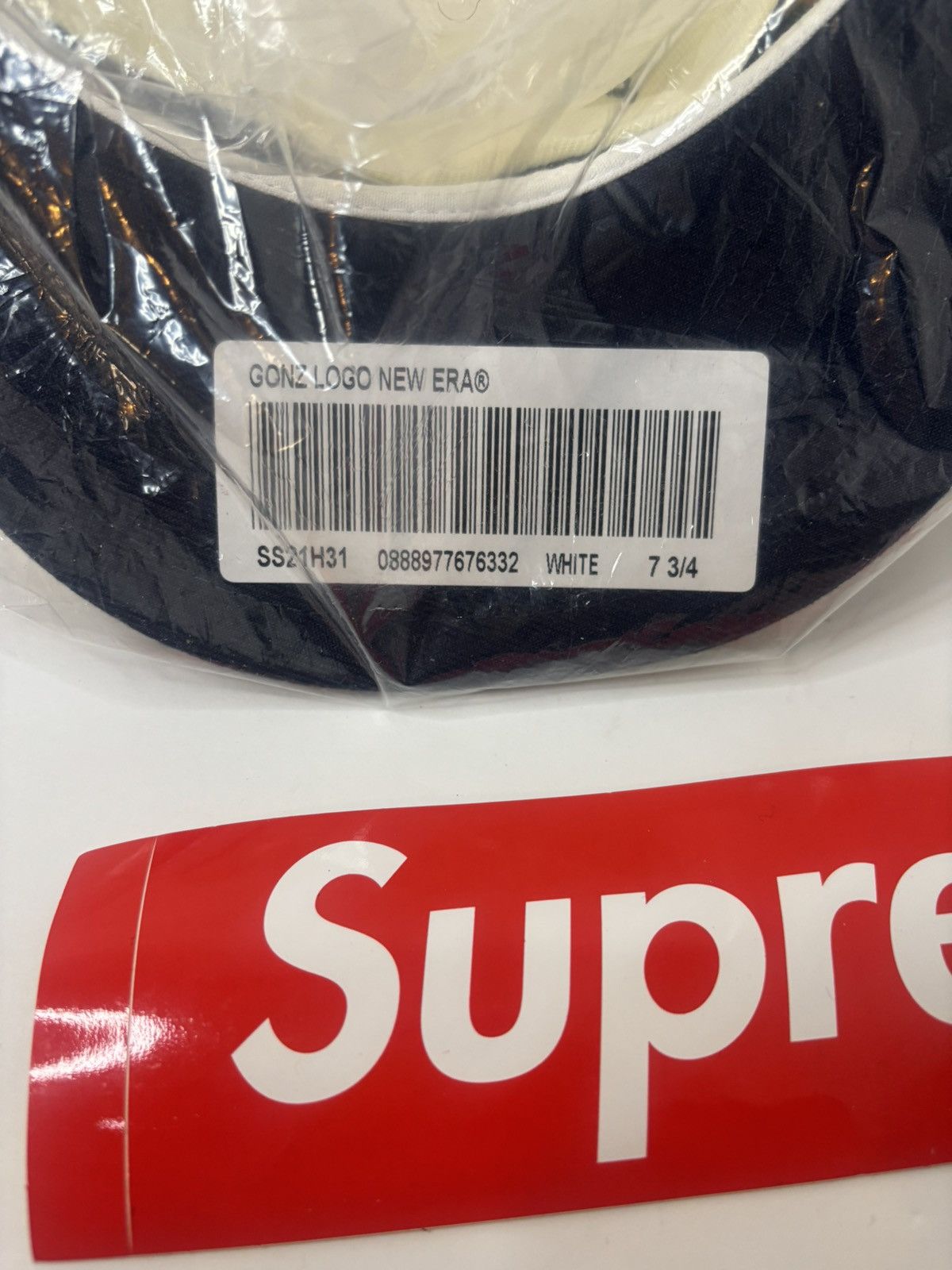 Supreme Supreme Gonz Logo New Era Natural Size 7 3/4 Size ONE SIZE - 3 Thumbnail