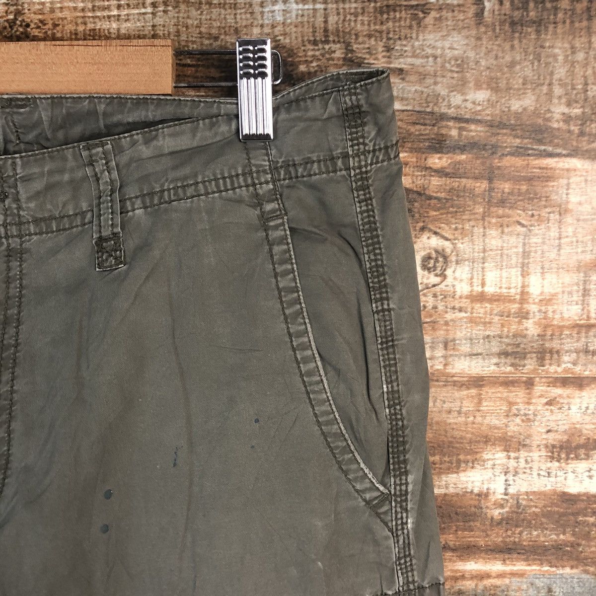 Uniqlo DL Uniqlo Green Cargo Multipocket Pants #C664 Size US 32 / EU 48 - 8 Thumbnail