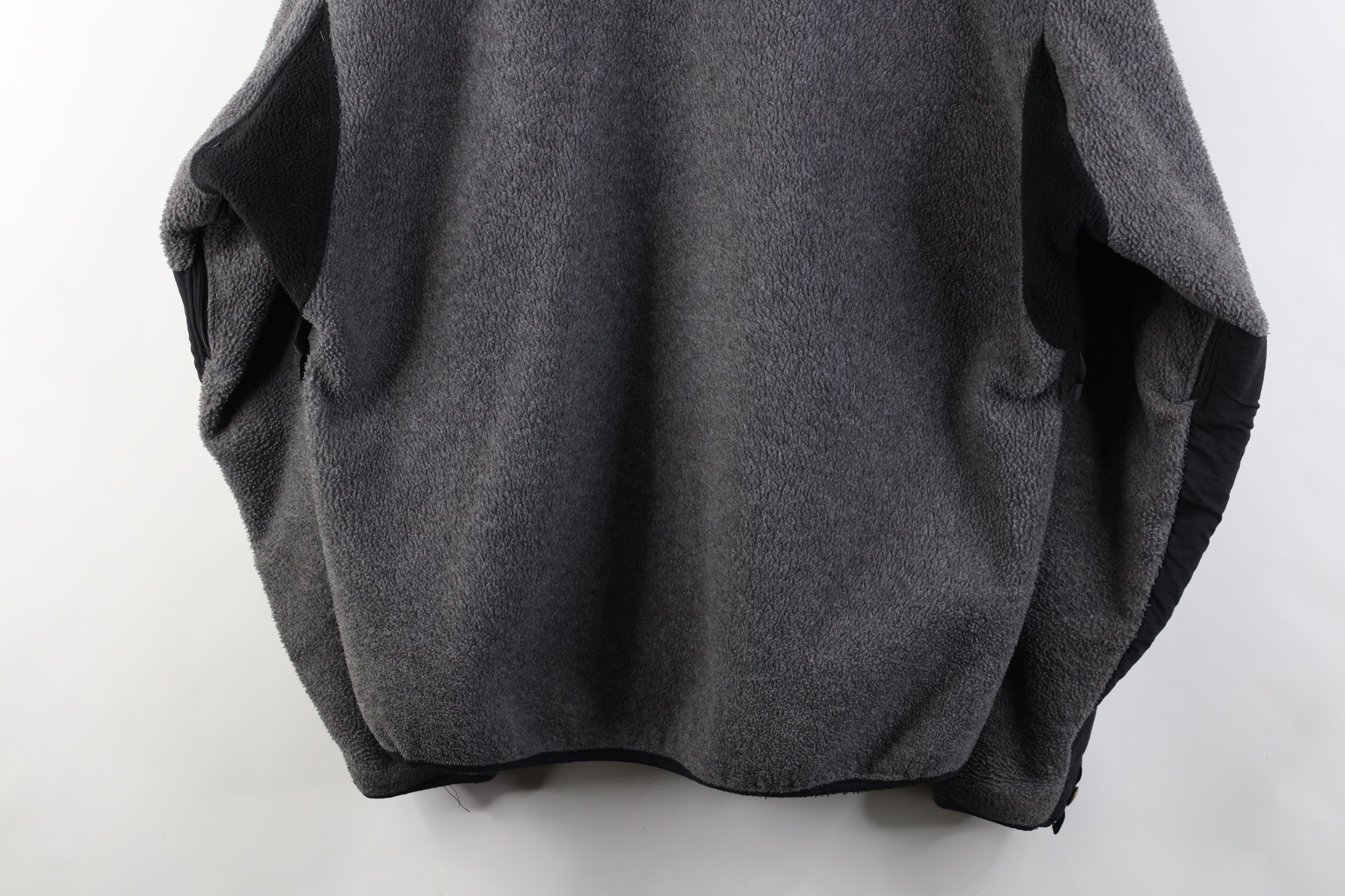 The North Face Vintage 90s The North Face Denali Fleece Jacket Gray Black Size US L / EU 52-54 / 3 - 16 Thumbnail