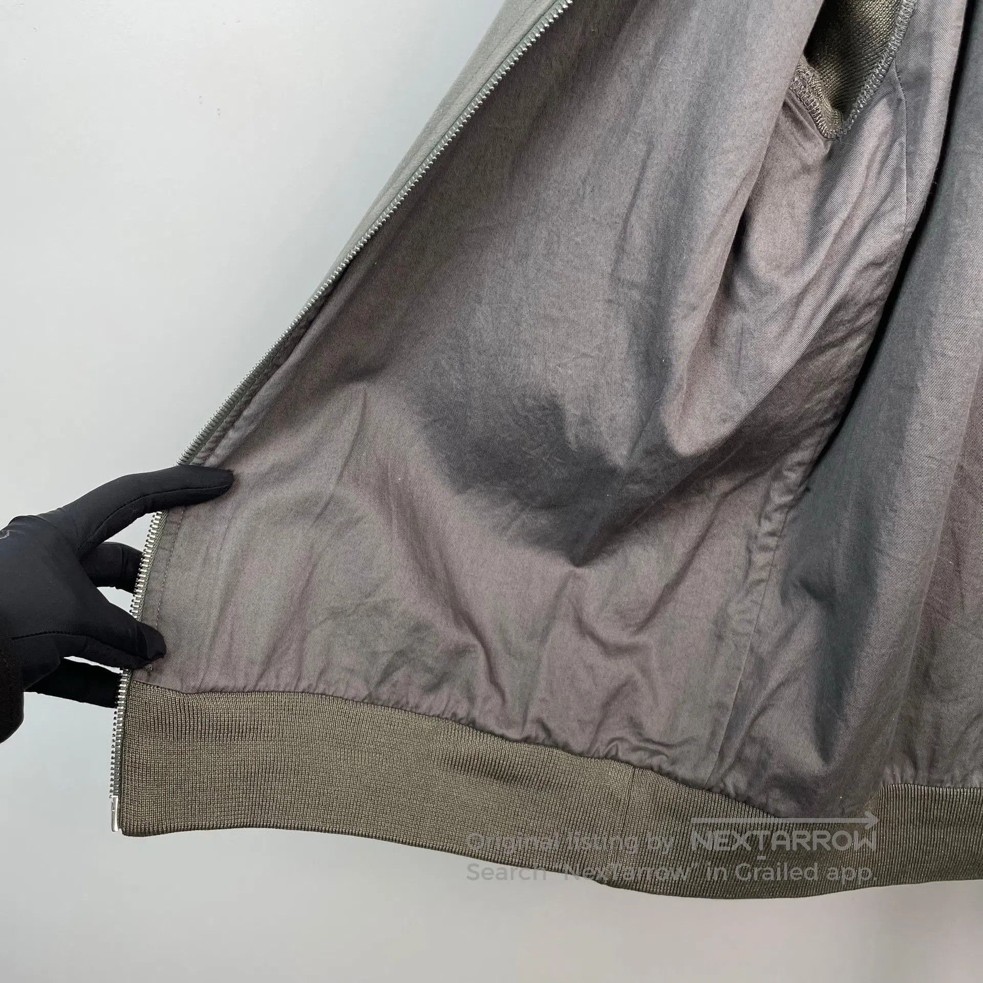 Louis Vuitton Louis Vuitton Gray Green Wool Blend Leather Zipper Jacket| Size US XXL / EU 58 / 5 - 4 Thumbnail