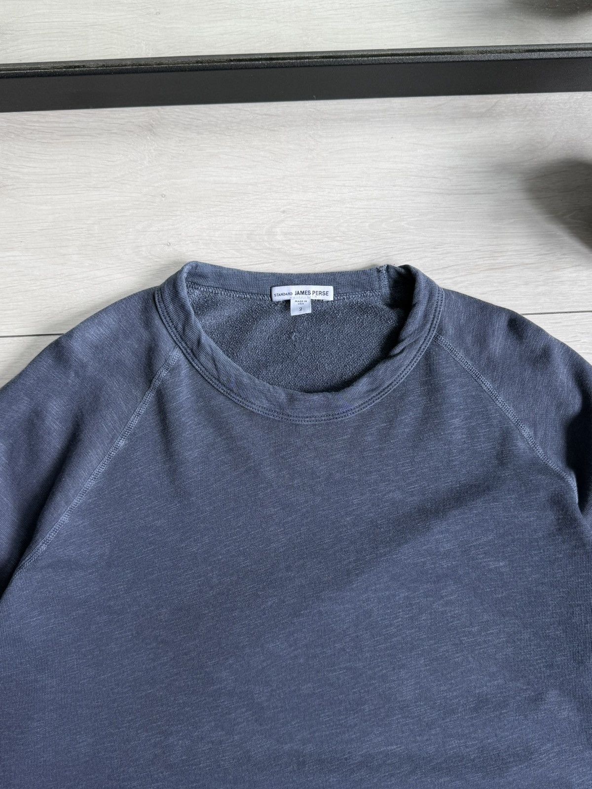 James Perse James Perse Vintage Fleece Raglan Pullover Deep Pigment Size US M / EU 48-50 / 2 - 8 Thumbnail