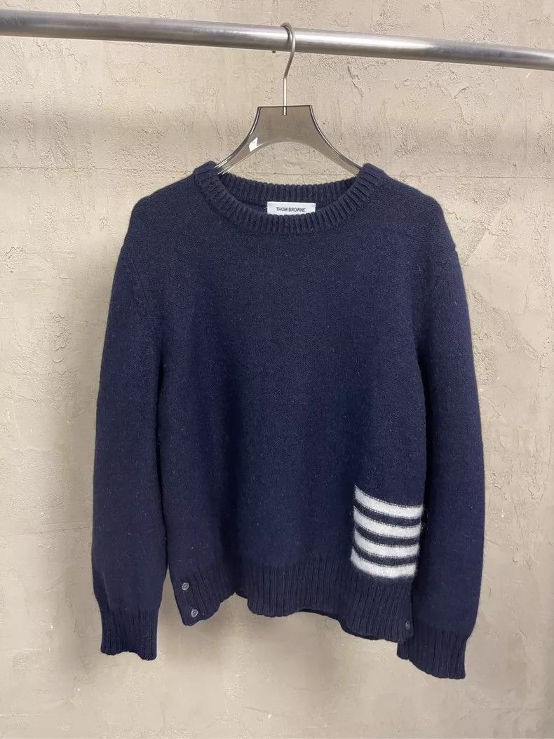 Thom Browne Thom Browne size4 Ma Hai Mao round neck sweater Size US XL / EU 56 / 4 - 1 Thumbnail