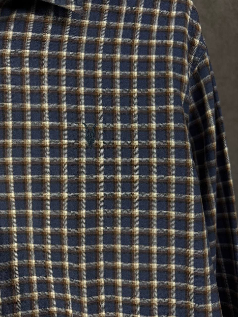 Allsaints Allsaints designer logo flannel shirt Size US L / EU 52-54 / 3 - 3 Thumbnail