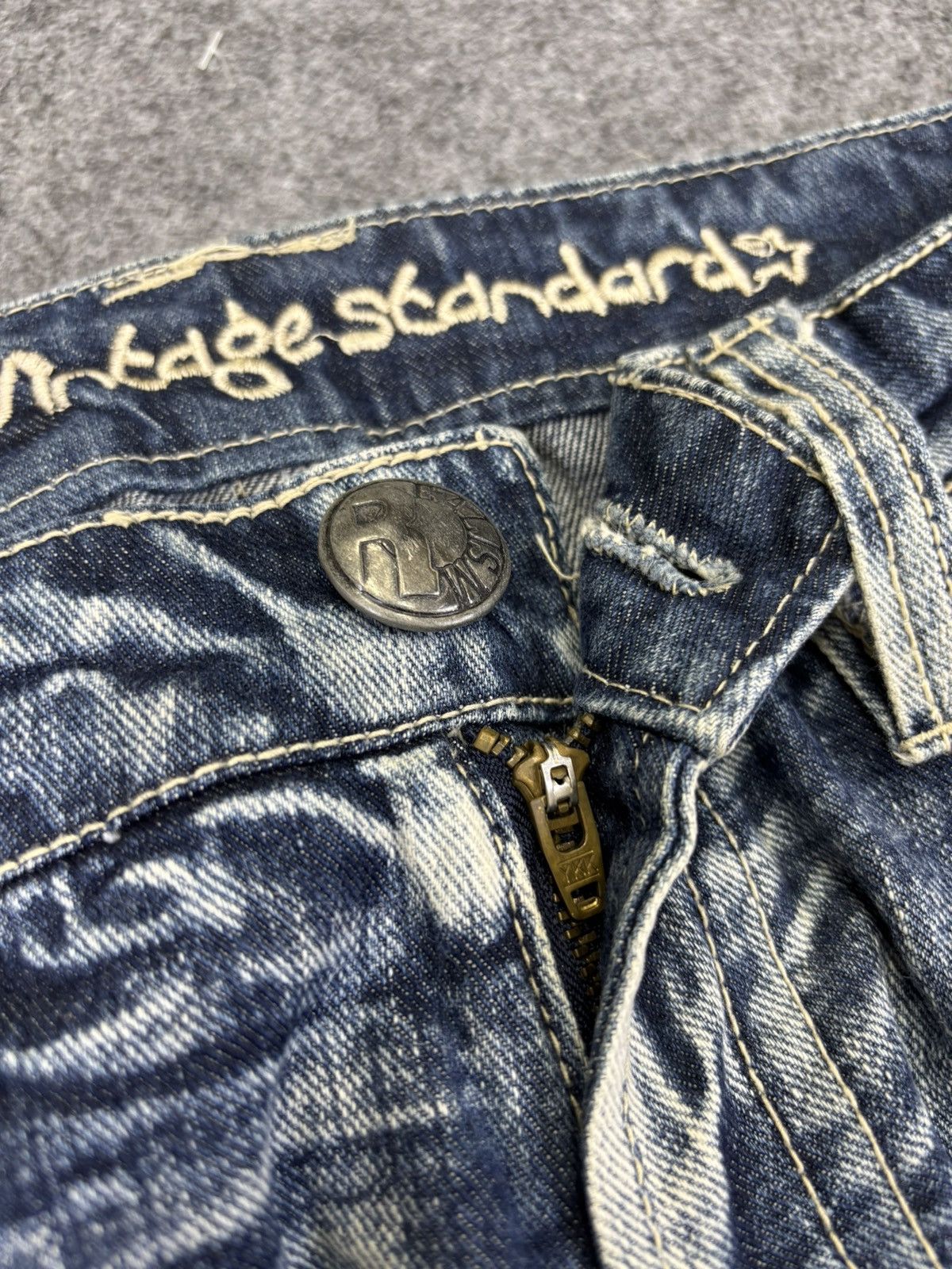 Seditionaries Very Rare Balism Crazy Wash Distressed Denim F696 Size US 32 / EU 48 - 9 Thumbnail