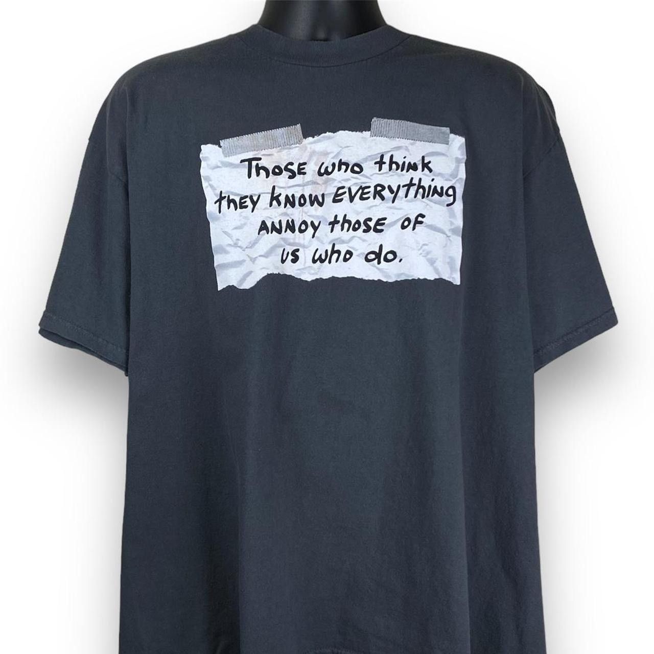 Vintage Vintage Hybrid Annoy Comedy Funny Gag Parody Tee Tshirt Size US XL / EU 56 / 4 - 1 Thumbnail