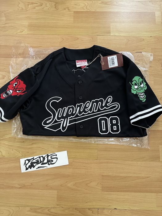 Supreme Supreme Mitchell & Ness Downtown Hell Baseball Jersey