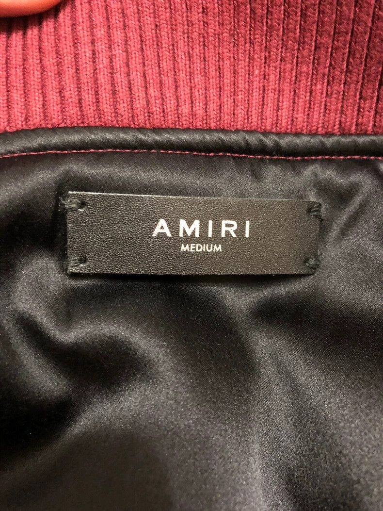 Amiri Amiri MA1 Silk Cotton Bomber Jacket Size US M / EU 48-50 / 2 - 8 Thumbnail