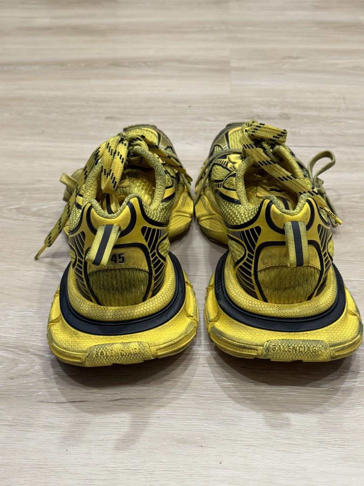 Balenciaga Balenciaga 3xl Distressed Sneakers ‘Yellow’ Size US 12 / EU 45 - 13 Thumbnail