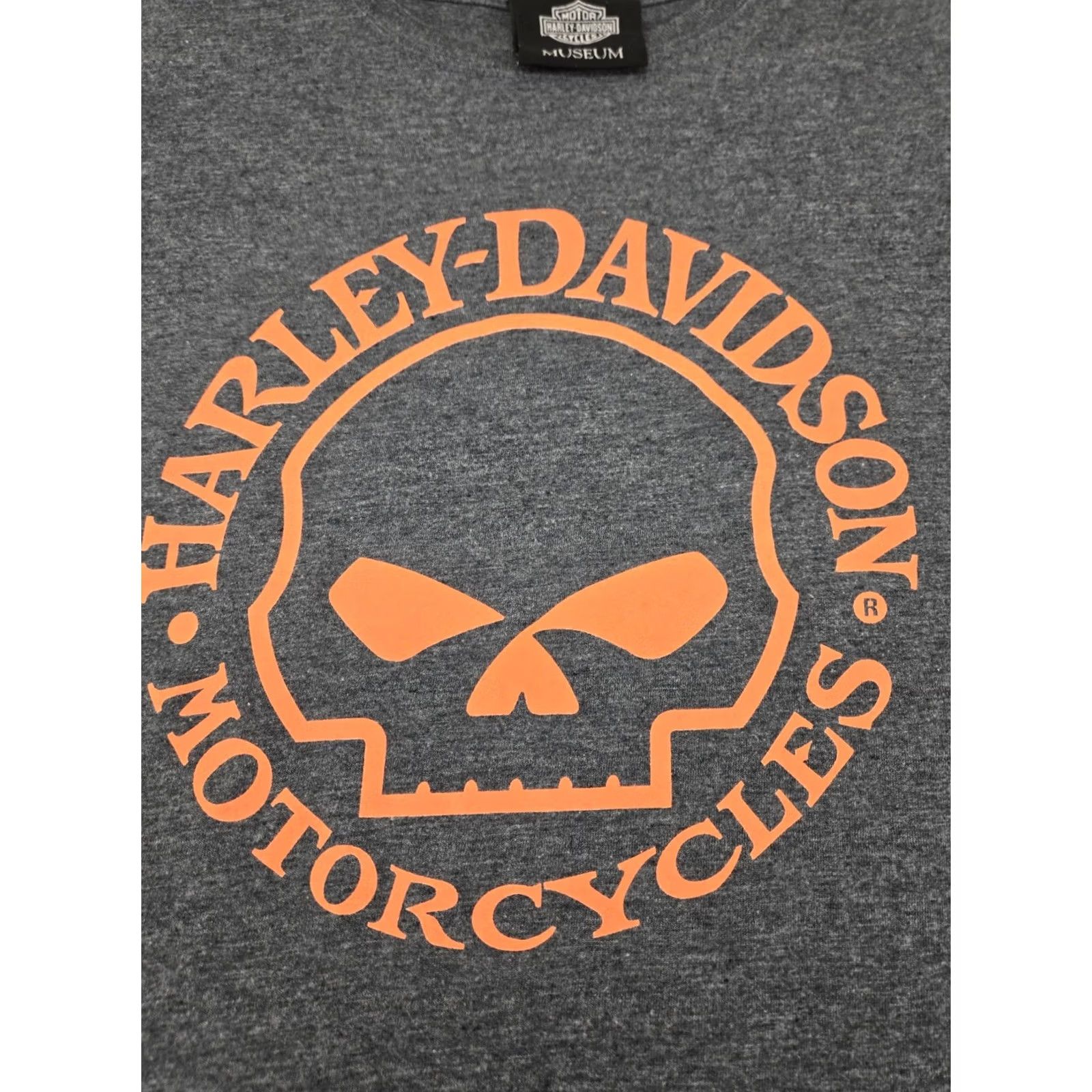 Harley Davidson VINTAGE Harley-Davidson Museum Skull T Shirt Women’s Medium Milwaukee WI Biker Tee Size M / US 6-8 / IT 42-44 - 3 Thumbnail