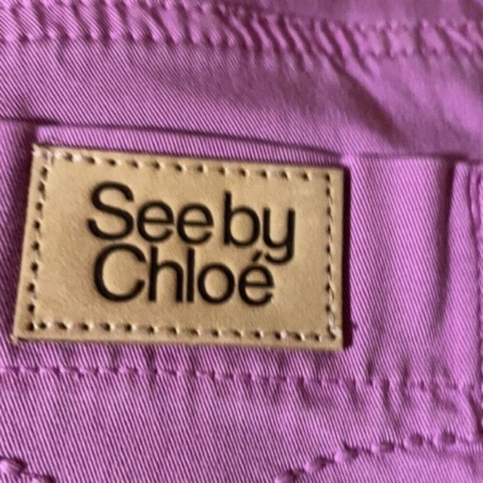 See by Chloe See by Chloe casual pants lavender size 8 Size 30" / US 8 / IT 44 - 4 Thumbnail