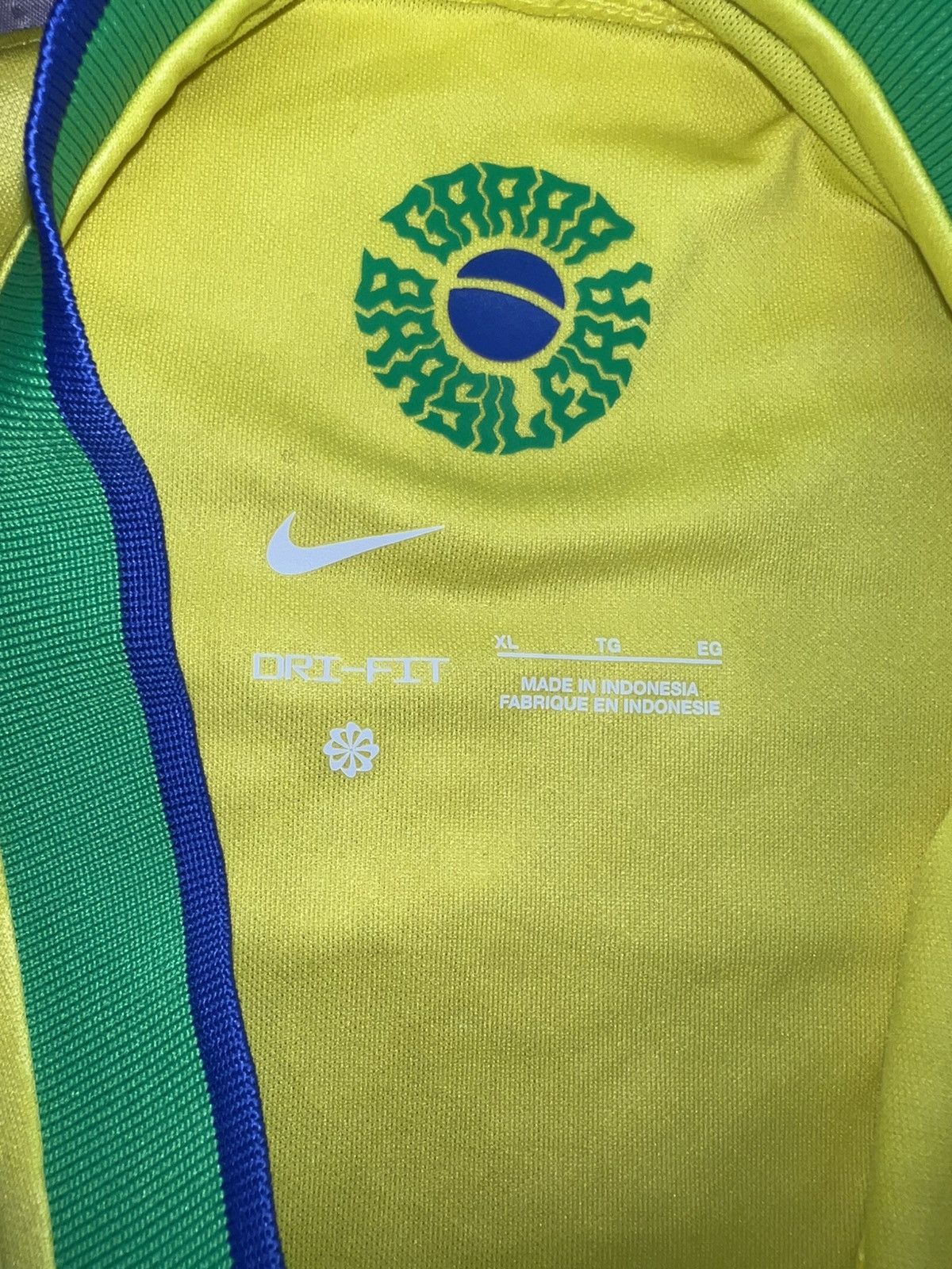 Nike Nike Brazil Jersey/Kit Size US XL / EU 56 / 4 - 3 Thumbnail