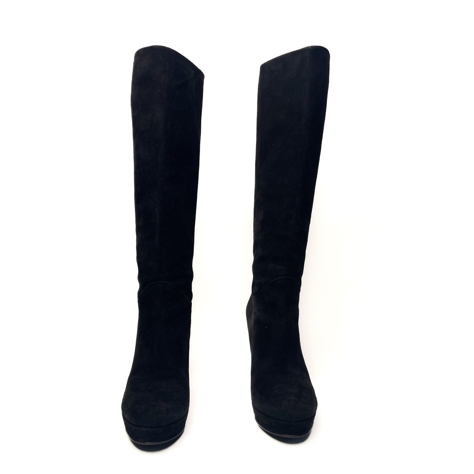 Gucci Black Suede Boots Size US 8.5 / IT 38.5 - 3 Thumbnail