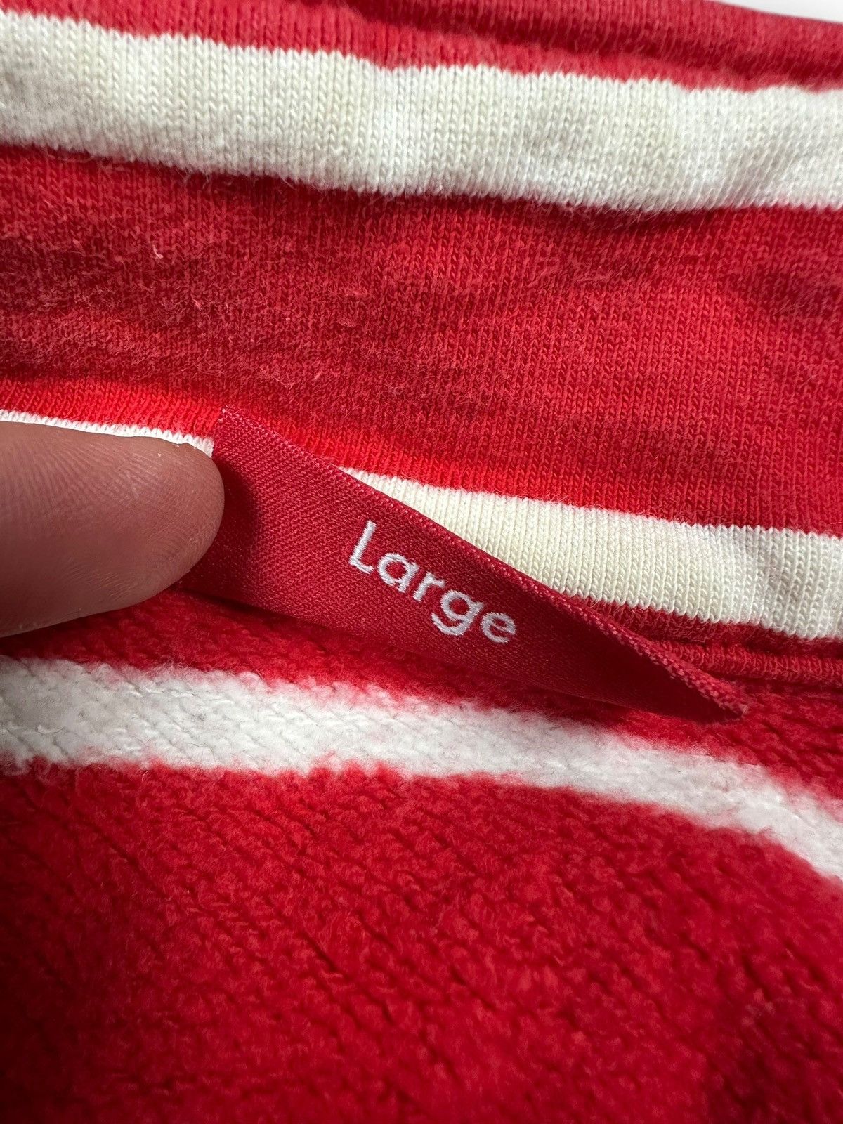 Supreme Supreme Stripped Half Zip F/W 16 Sweater Size US L / EU 52-54 / 3 - 5 Thumbnail