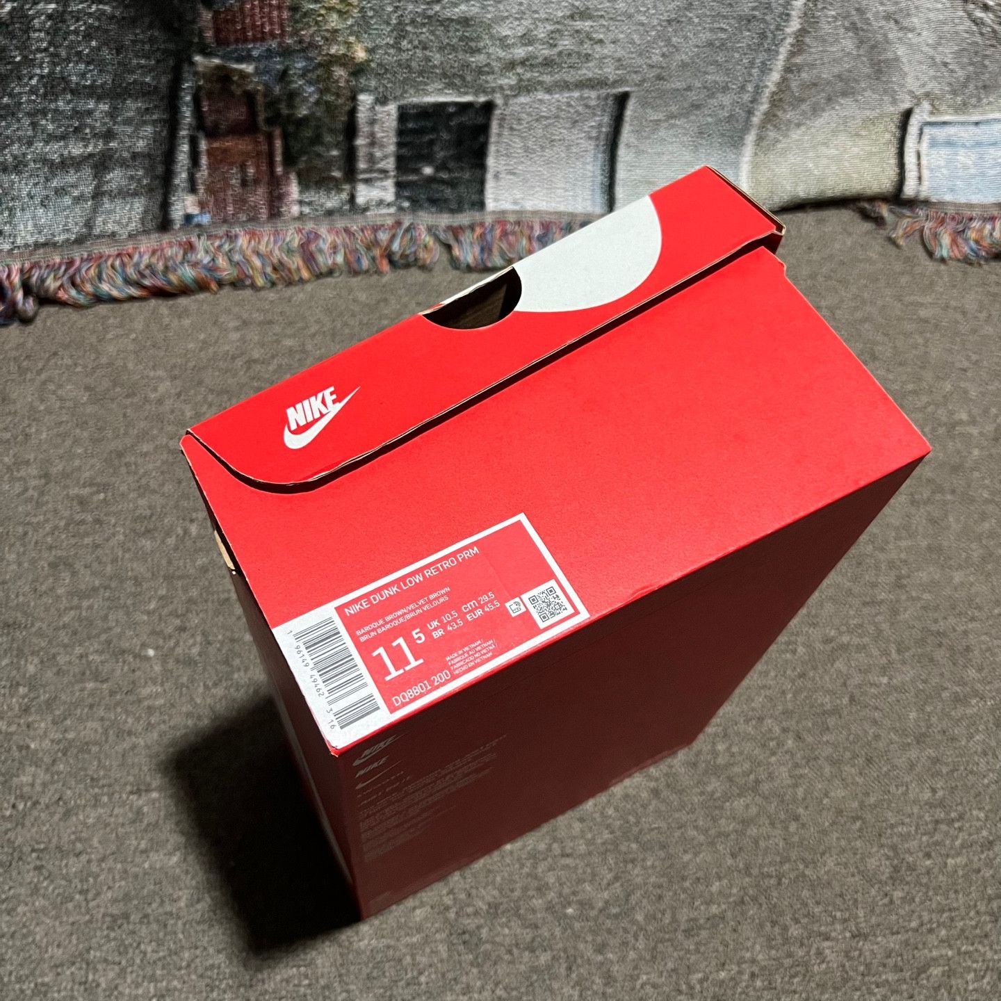 Nike Nike Dunk Low Premium Baroque Brown and Team Orange 295 Size US 11.5 / EU 44-45 - 13 Thumbnail