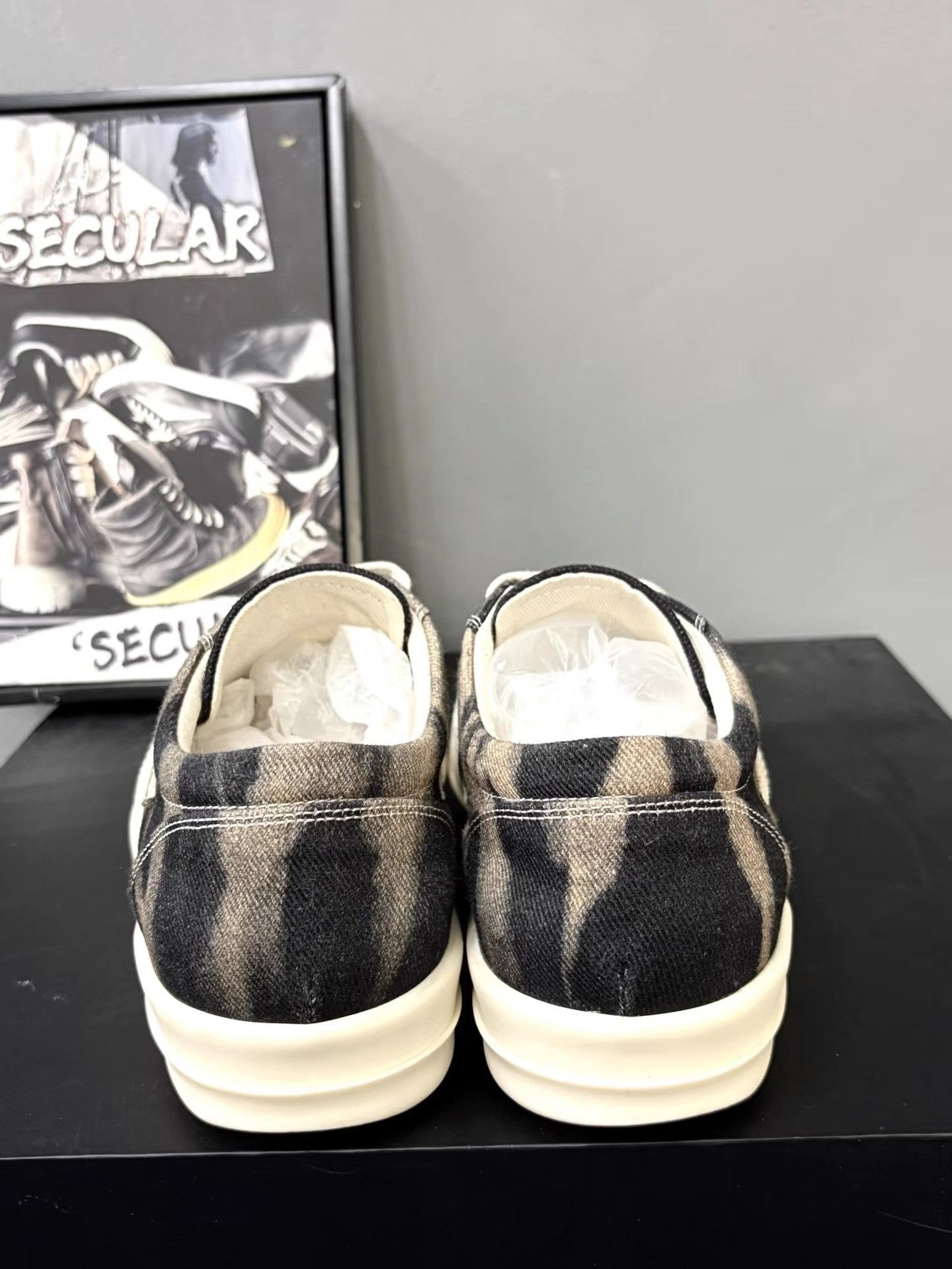 Rick Owens Rick Owens 24FW Flame Low-Top Sneakers K34 Size US 8 / EU 41 - 7 Thumbnail