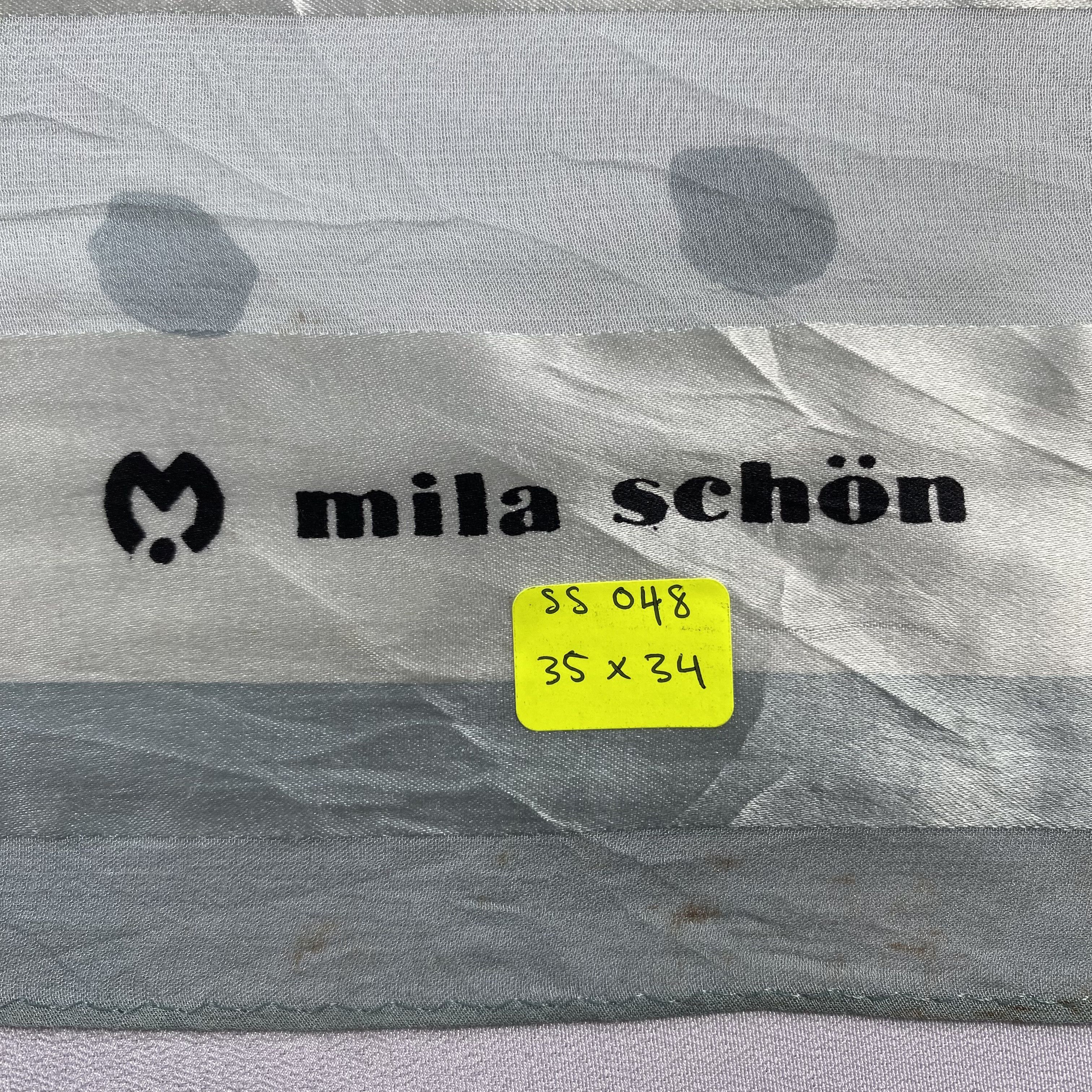 Japanese Brand × Mila Schon × Vintage Vintage Mila Schon Silk Scarf SS048 Size ONE SIZE - 8 Thumbnail
