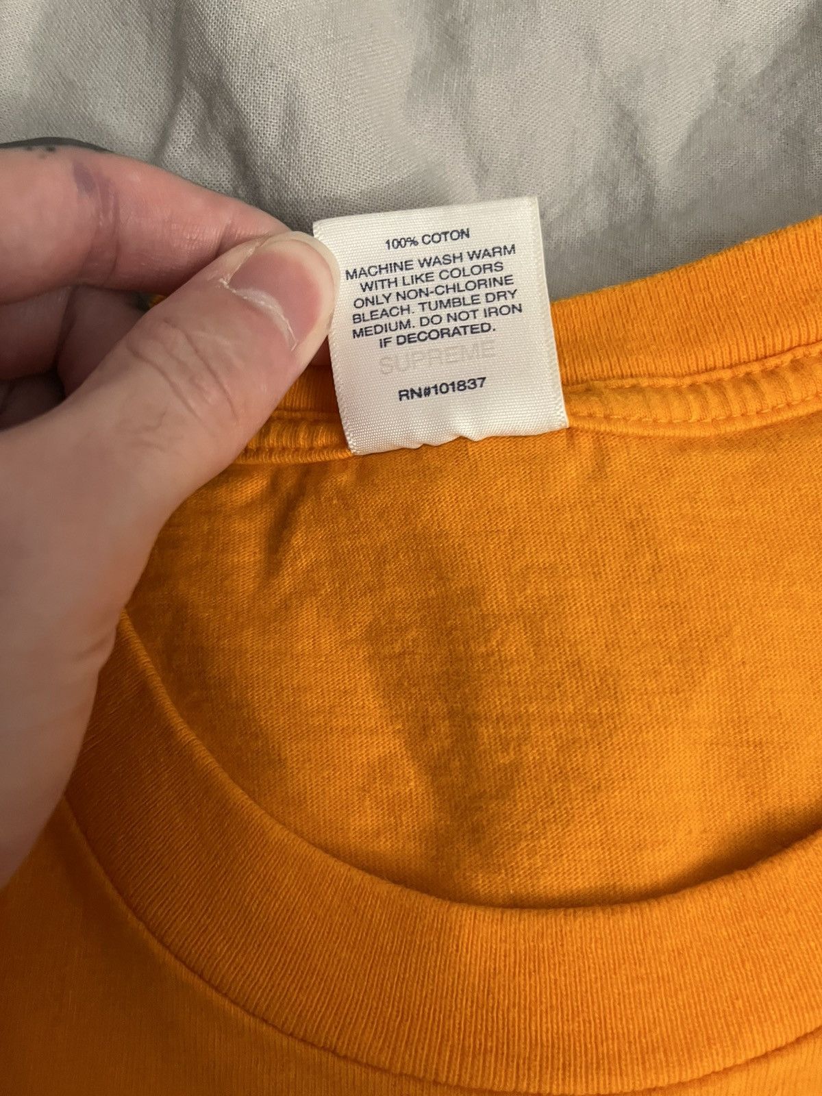Supreme Supreme captcha tee orange Size US L / EU 52-54 / 3 - 3 Thumbnail