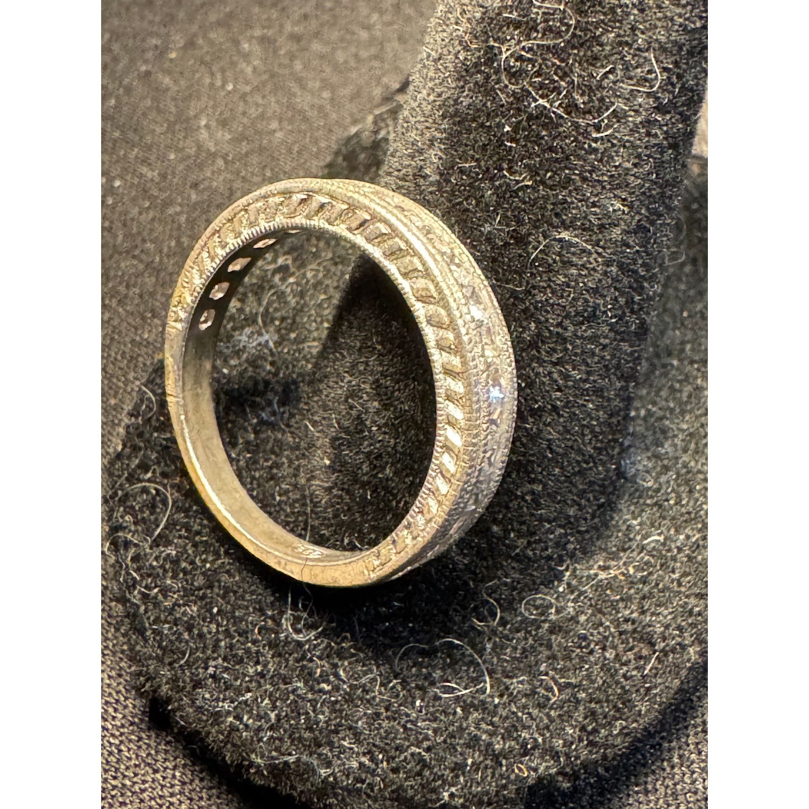 Other 925 Sterling Silver Diamond Ring Band Size 8 Size ONE SIZE - 6 Thumbnail