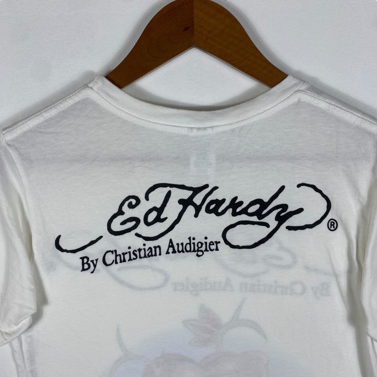 Christian Audigier ED HARDY By Christian Audigier Skull Tattoo Tee Shirt Size S / US 4 / IT 40 - 5 Thumbnail